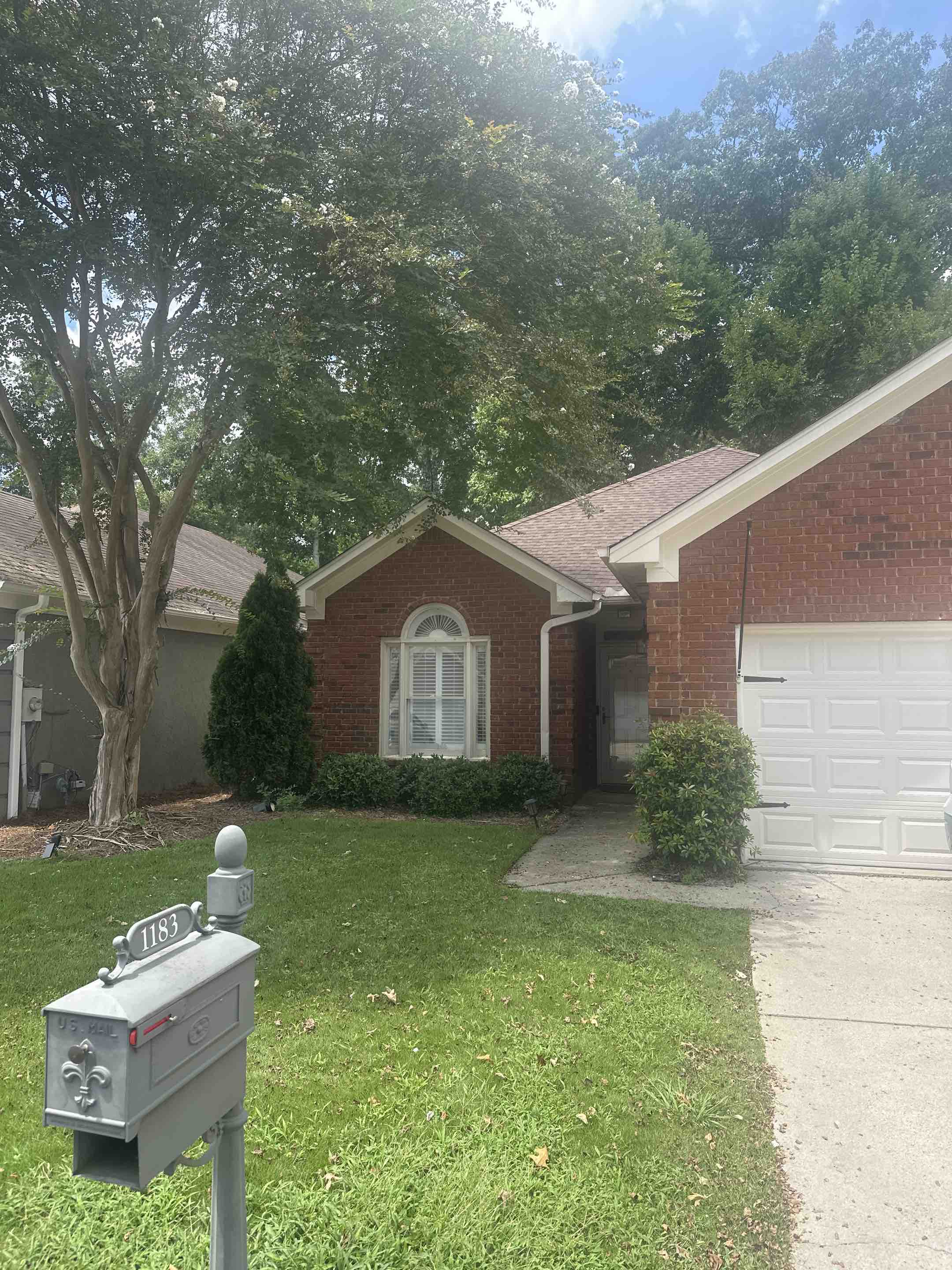 Birmingham, AL - surface cleaned and pressure washed with just water on the back patio screened in porch and concrete leading to back patio