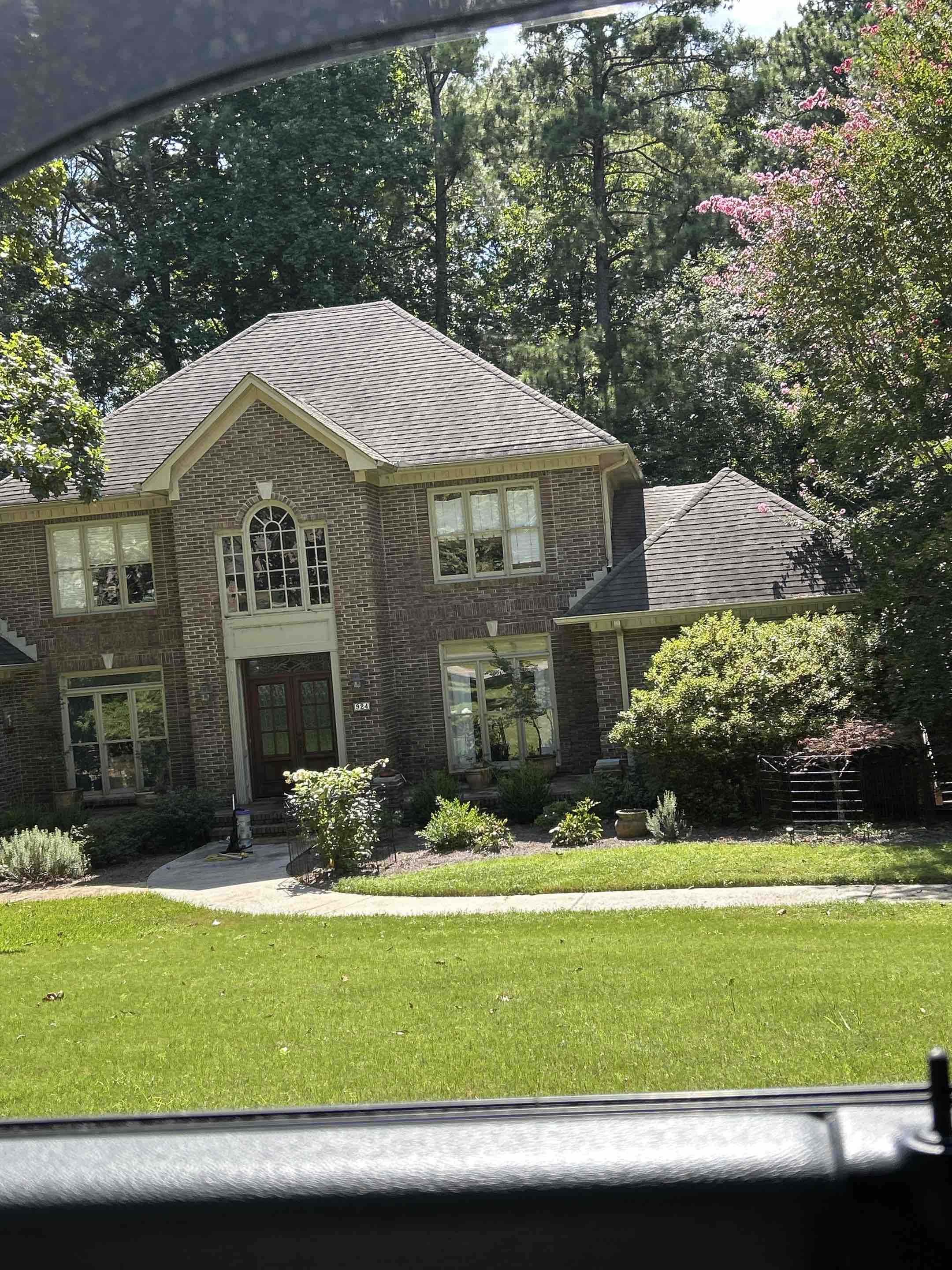 Birmingham, AL - Cleaned exterior windows here
