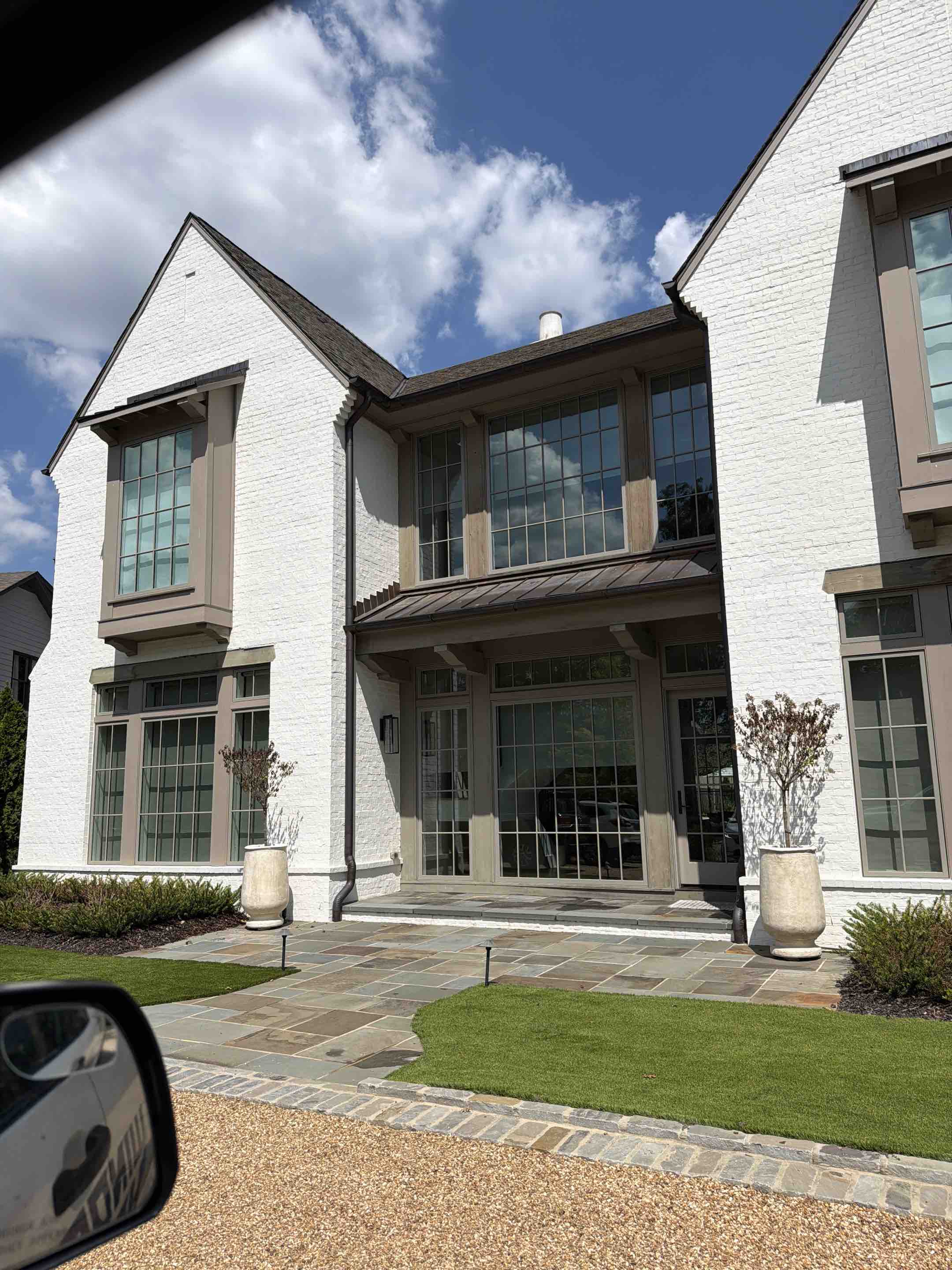 Birmingham, AL - Did a house wash as well as pump spray Flagstones and did an exterior window cleaning