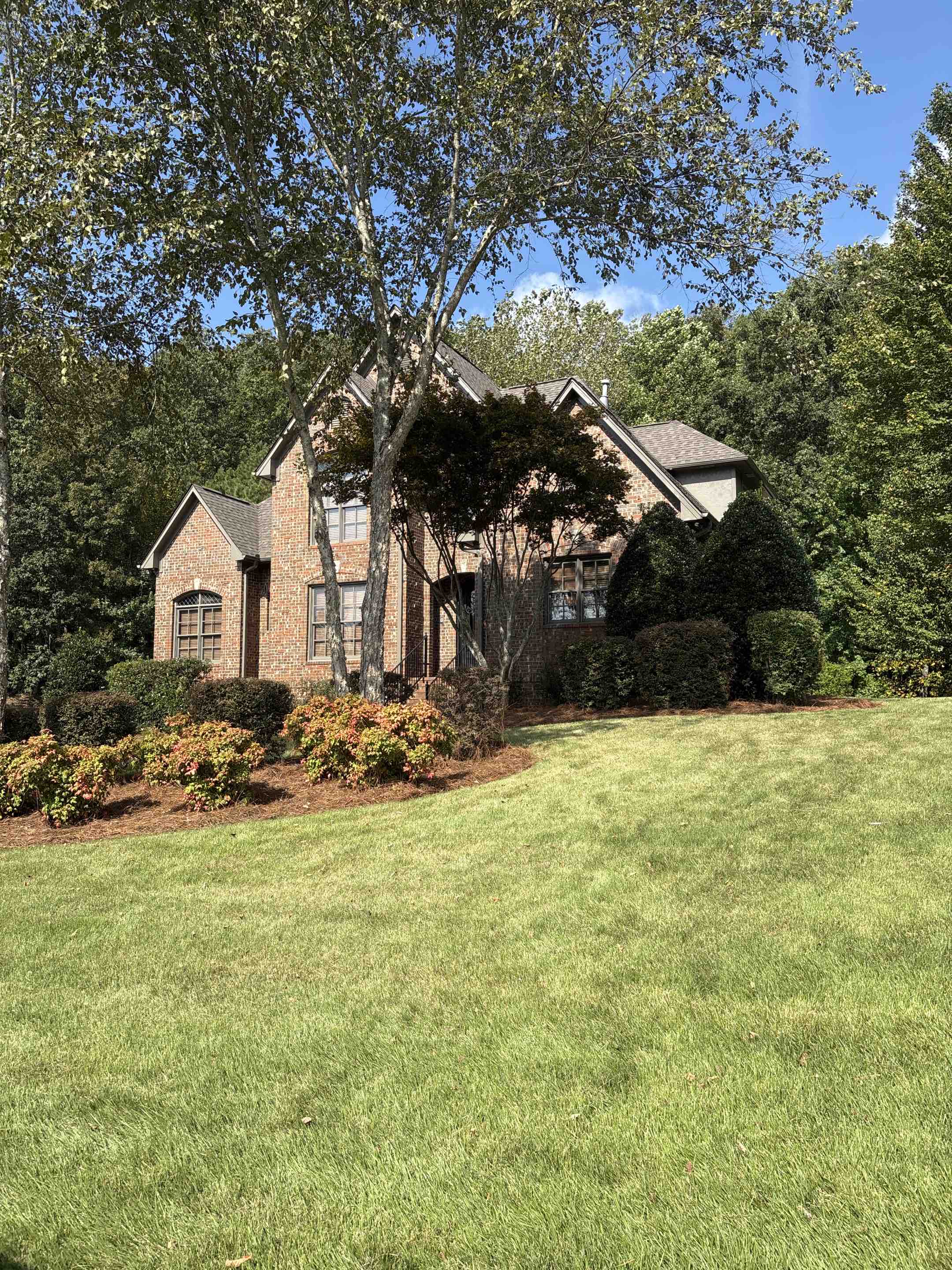 Birmingham, AL - Just did a window sill detailing and outside window cleaning at this beautiful home in Greystone Cove. 