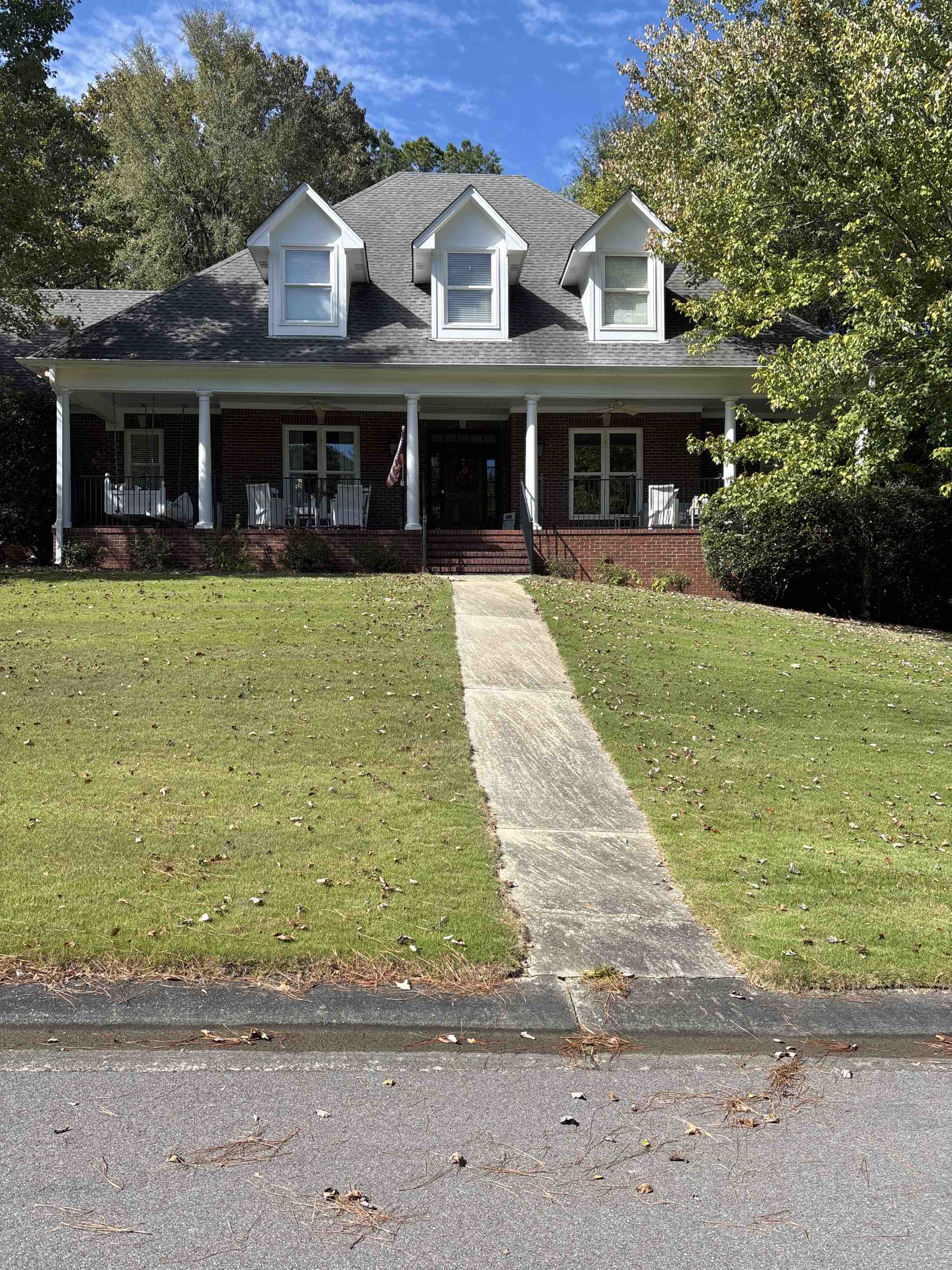 Birmingham, AL - Gutter cleaning back patio pressure washing