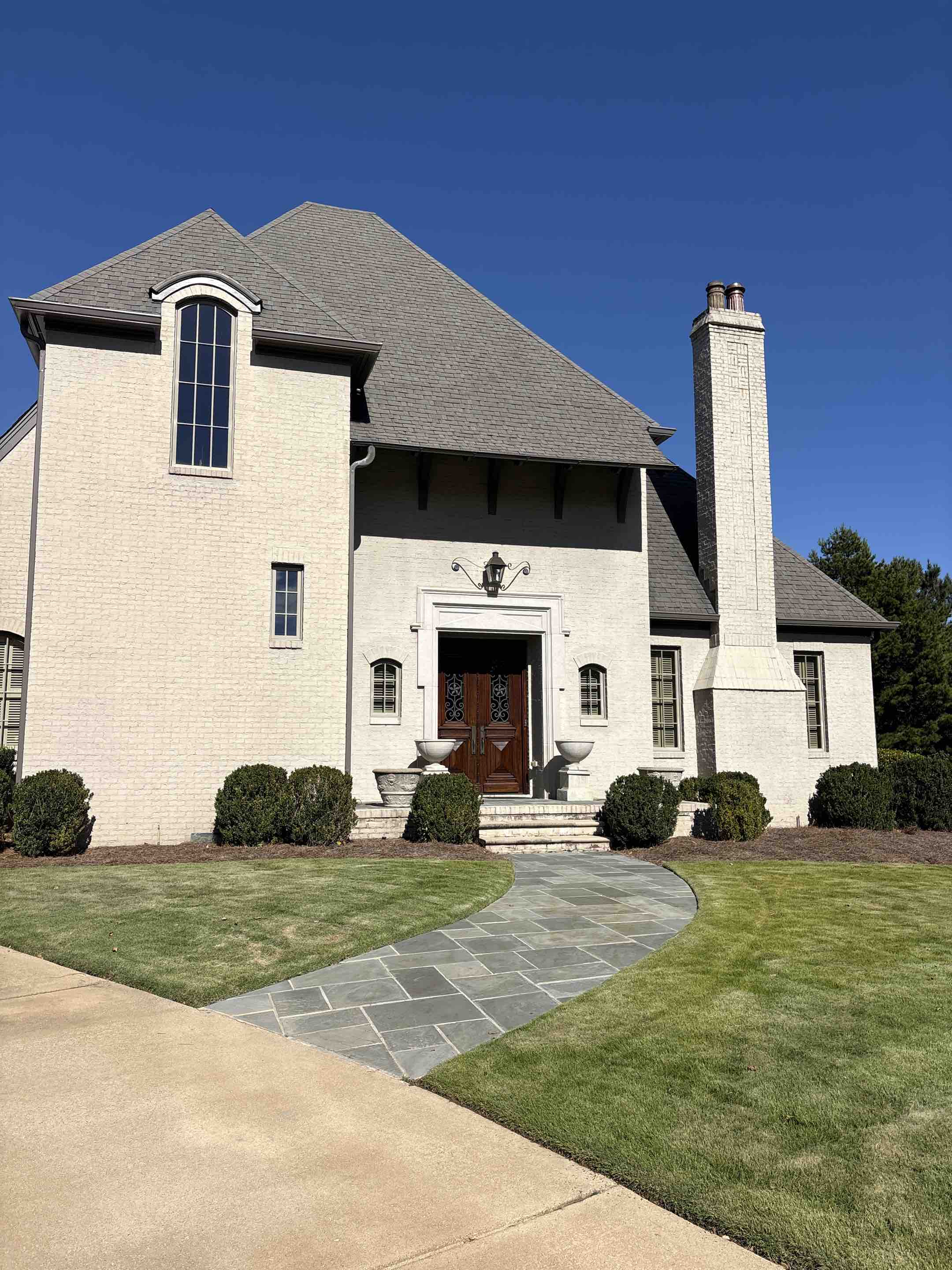 Birmingham, AL - Birmingham, Alabama doing a driveway, pressure washing exterior and interior window cleaning for a nice clean streak free finish.