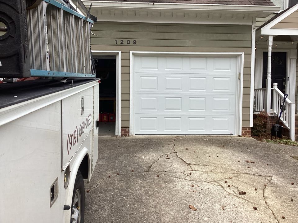 Successfully installed two Hörmann 9x8 garage doors, ensuring a seamless and efficient process. Each installation began with a thorough assessment of the space to guarantee a perfect fit. The doors were meticulously measured, and all necessary adjustments were made to the tracks and hardware. Precision was key as the doors were carefully lifted into place, with special attention to aligning the rollers and ensuring smooth operation. Safety features were installed, including emergency release mechanisms and sensors to prevent accidents. The final step involved rigorous testing to confirm that the doors operated flawlessly, opening and closing with ease. The installations were completed to the highest standards, providing the clients with reliable and durable garage doors.