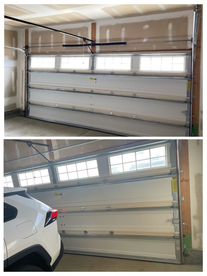 Replaced Wayne Dalton, torque master spring system ,with a torsion spring garage door system.
