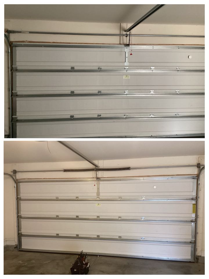 Replaced a Wayne Dalton, torque master spring system with a torsion spring garage door system for a single two car insulated Wayne down garage door.