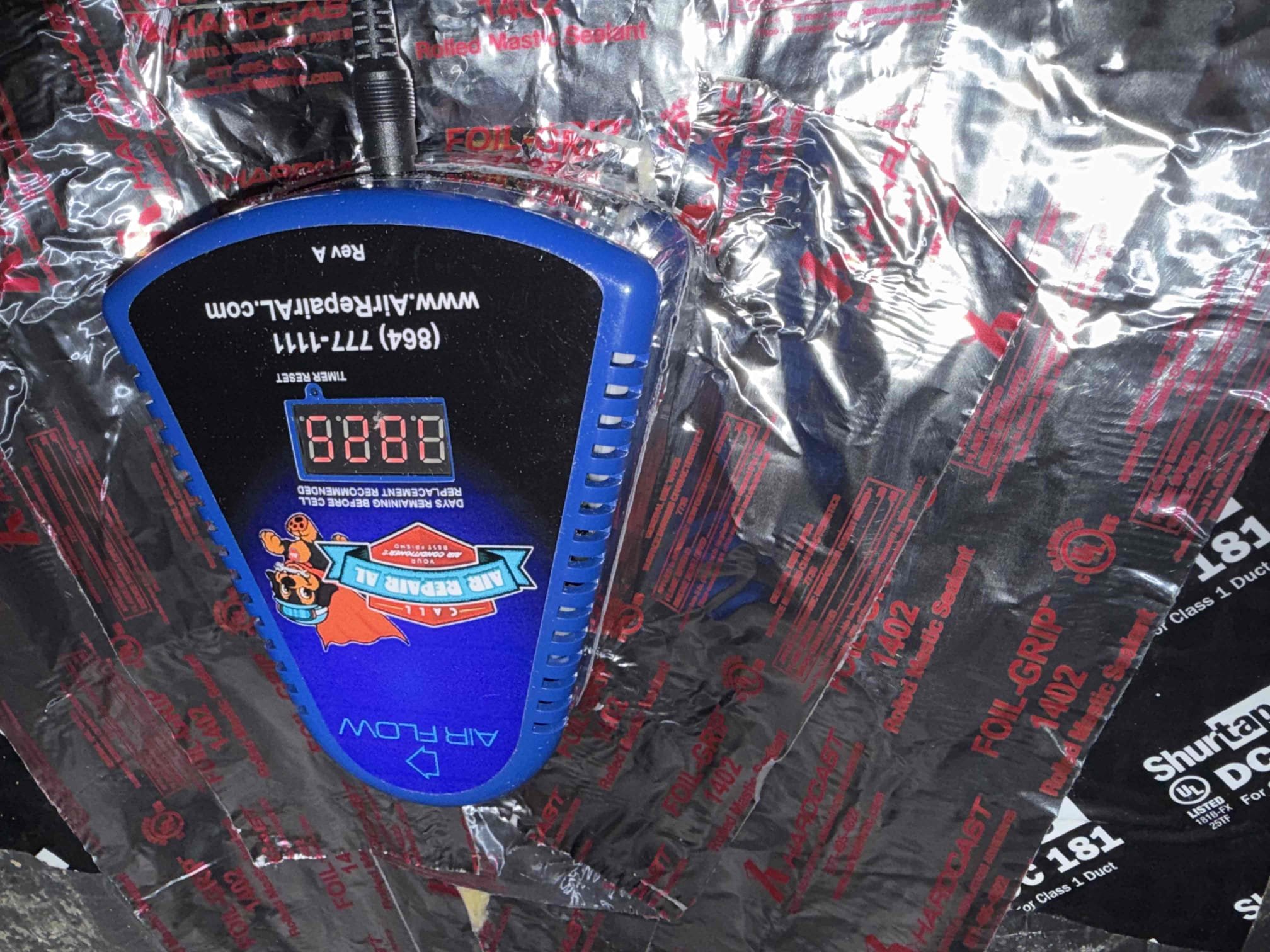 
Installation of of Reme halo in supply plenum to include a transformer. 