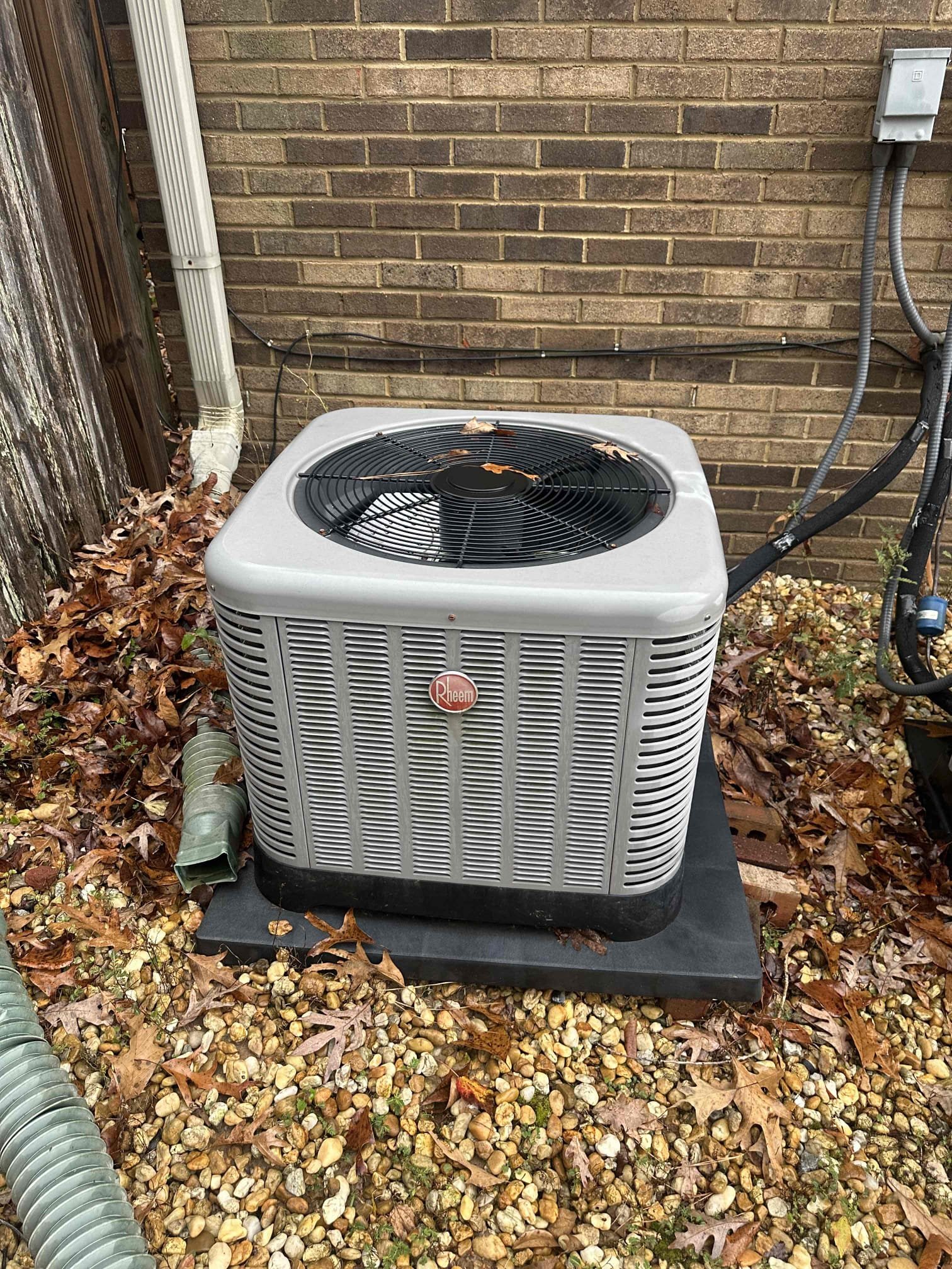 Arrived on job to perform my two system tuneup upon arrival nobody is at home owned by a property management company went through the system. Check both of them. Both systems are up and running normal operation. No signs of any issues with either equipment. Both systems are getting about a a 16 through 20° split on both of them heating and cooling no signs of the equipment. Only thing that I would recommend replacing in the future is the water heater water heater is a 1998 Rheem indoor and outdoor systems are both 2015 upstairs and downstairs everything up and running normal operation upon departure