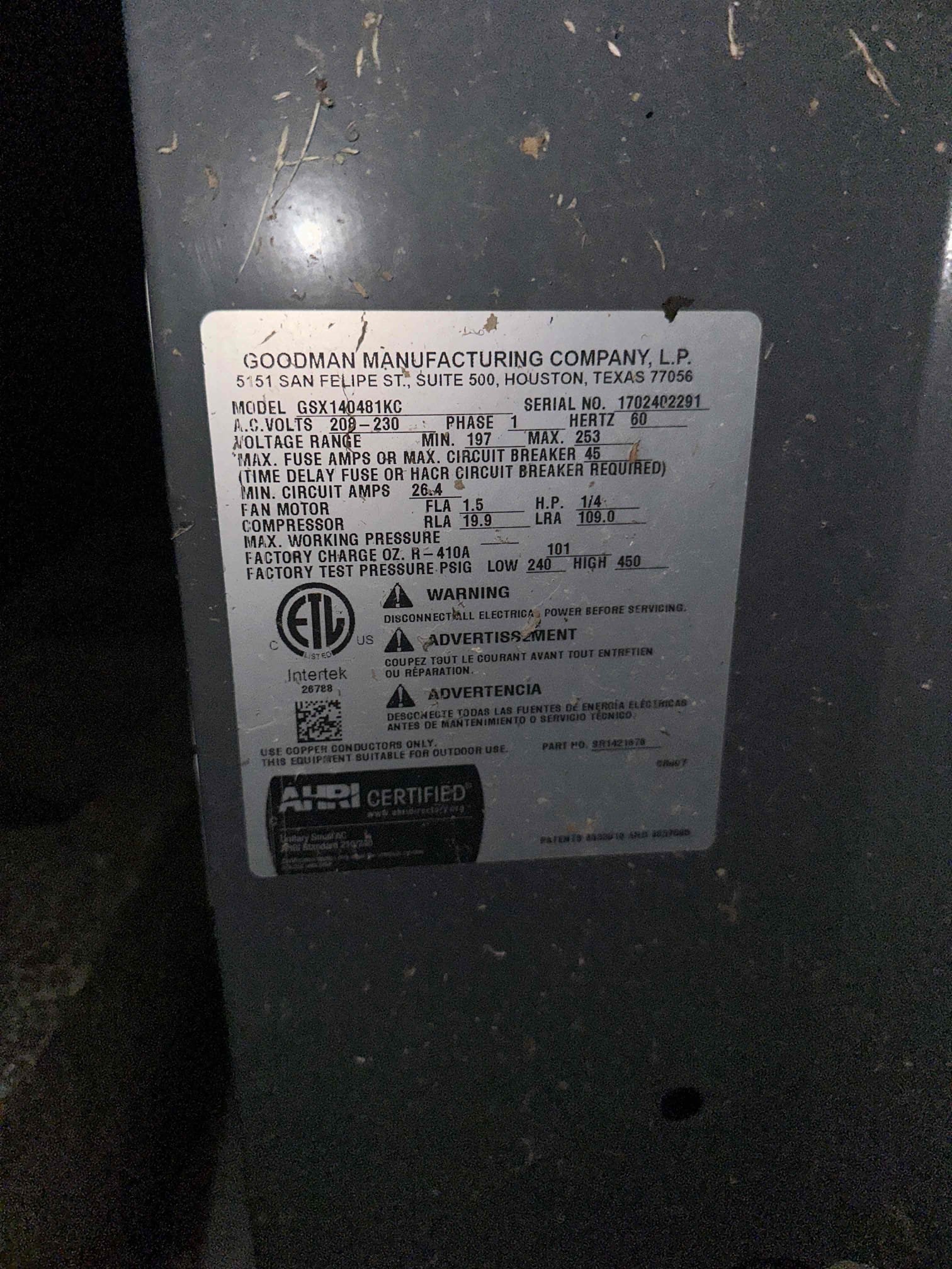 Arriving job to install coil I found that ductwork is clean installed coil light. Try to put vibration pads underneath furnace to get vibration. Noise to stop not let the furnace up by myself. Explain to Customer. I’ll go ahead and schedule her first maintenance next week sometime to get out of here and do her maintenance put some vibration pads underneath the furnace. Customer is extremely satisfied. upon departure.