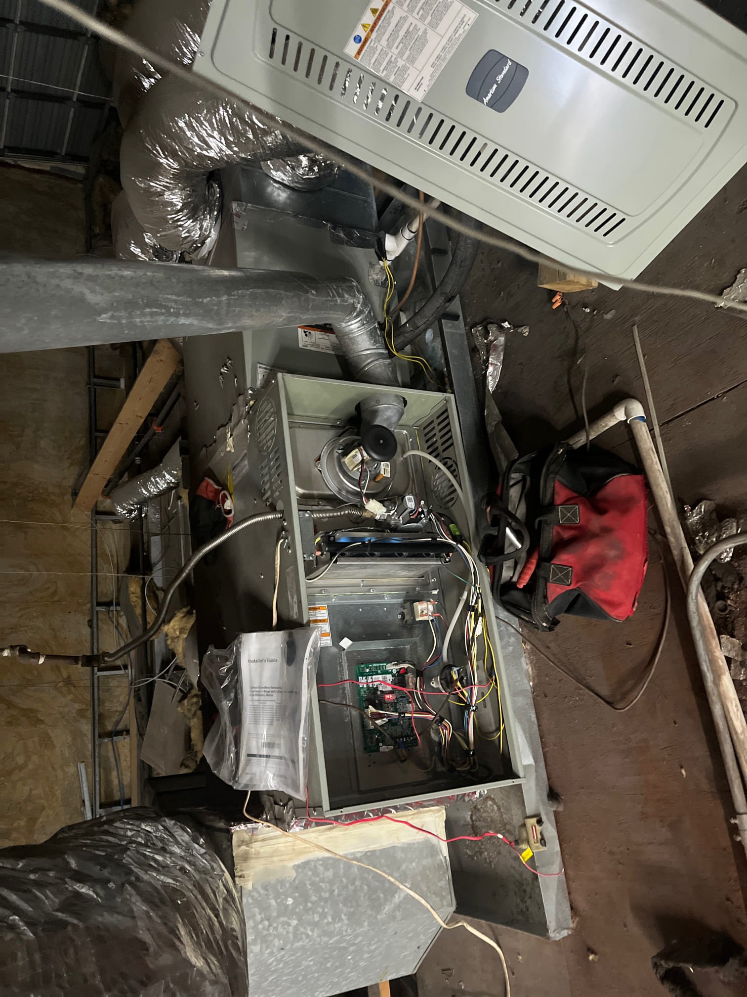 Arrived on job to commercial job found that customer has three furnaces inside the warehouse and one furnace for the office office. Furnace is a split system with AC warehouse furnaces are just furnaces. Customer doesn’t want to do anything with the furnaces right now. They just wanna keep the one in the back of it and keep the office one lit for now until we can get back and do a first maintenance visit customer joining the maintenance plan need to schedule our first visit in two weeks – tomorrow is OK with that for us to come out here. Check the heat on the furnace and the overhead furnace.