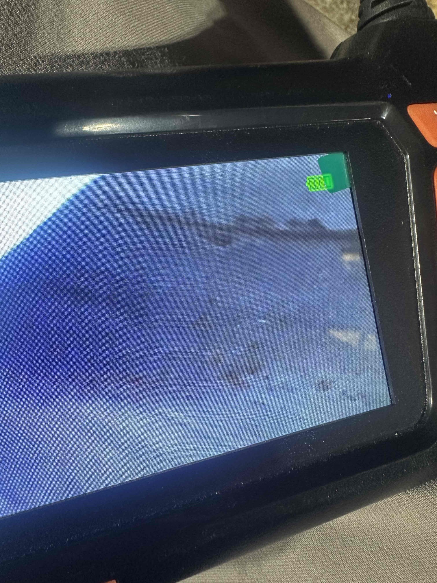 Arrived on job to take photos of defective chambers. Photos are in Service Titan.