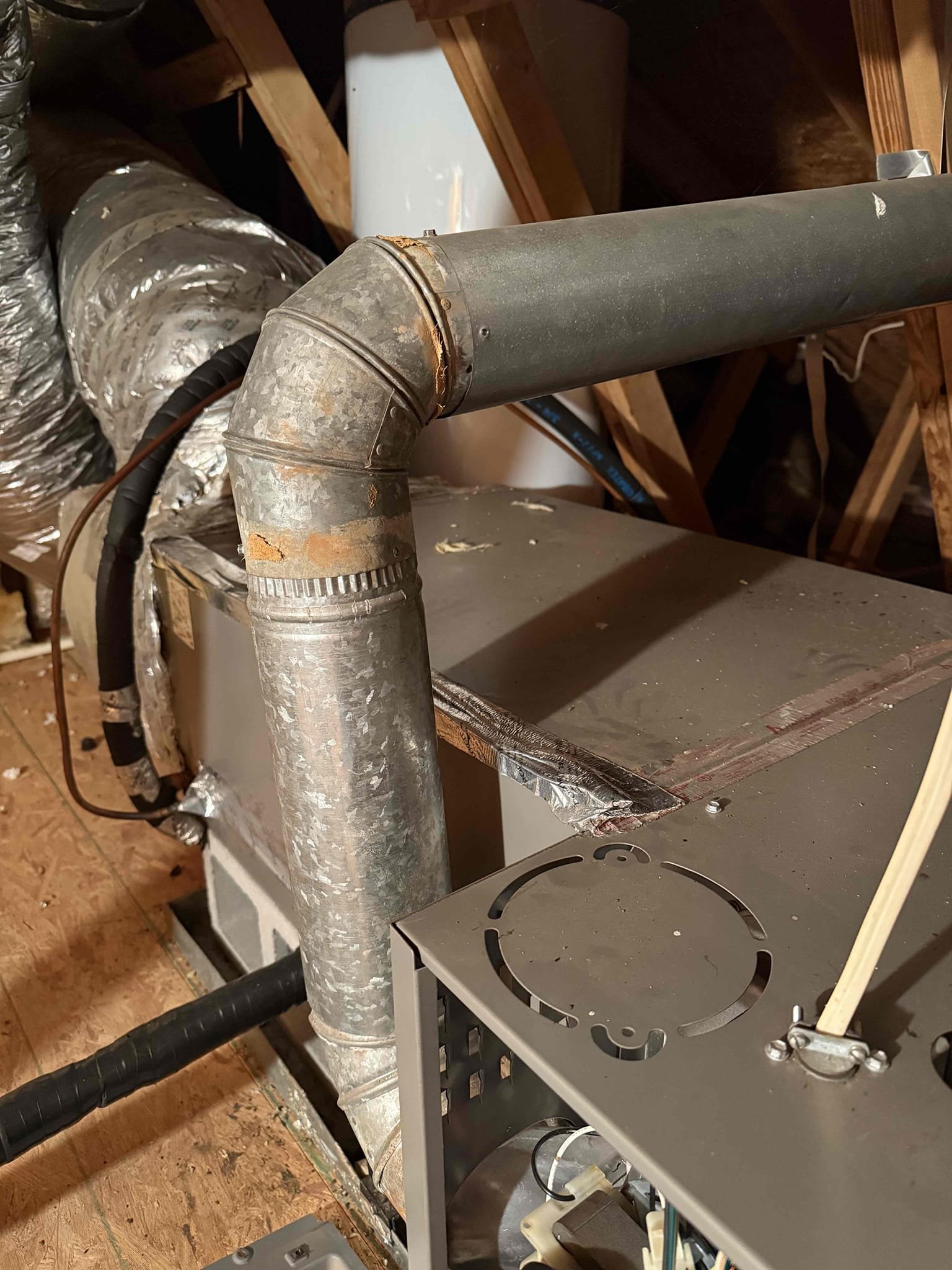 Perform maintenance and solar system and established a list for the customer. The customer was originally wanting to go with everything on the list minus deduct design but we could not get approved for the amount needed. Customer did get approved for $3600 in her payments was set up. We are waiting for clearance on that but the following is a list of materials needed for this repair list and or upgrade.
***Ionizer/REME(front side of the supplied. Plenum is clear for the install of the ionizer.
***Double wall/B vent furnace vent replacement
4 inch
Three – elbows
1 foot piece
2–3-foot piece
One slip joint
***Mastic tape/mastic paint
Customer will be getting the return sealed, and the furnace vent replaced with the vent and the ionizer. This method of approval was a little different. The customer actually got a personal loan through FTL sister company, and the funds will be released today. I am pausing the job, and I will get the material list together and when the customer receives the f