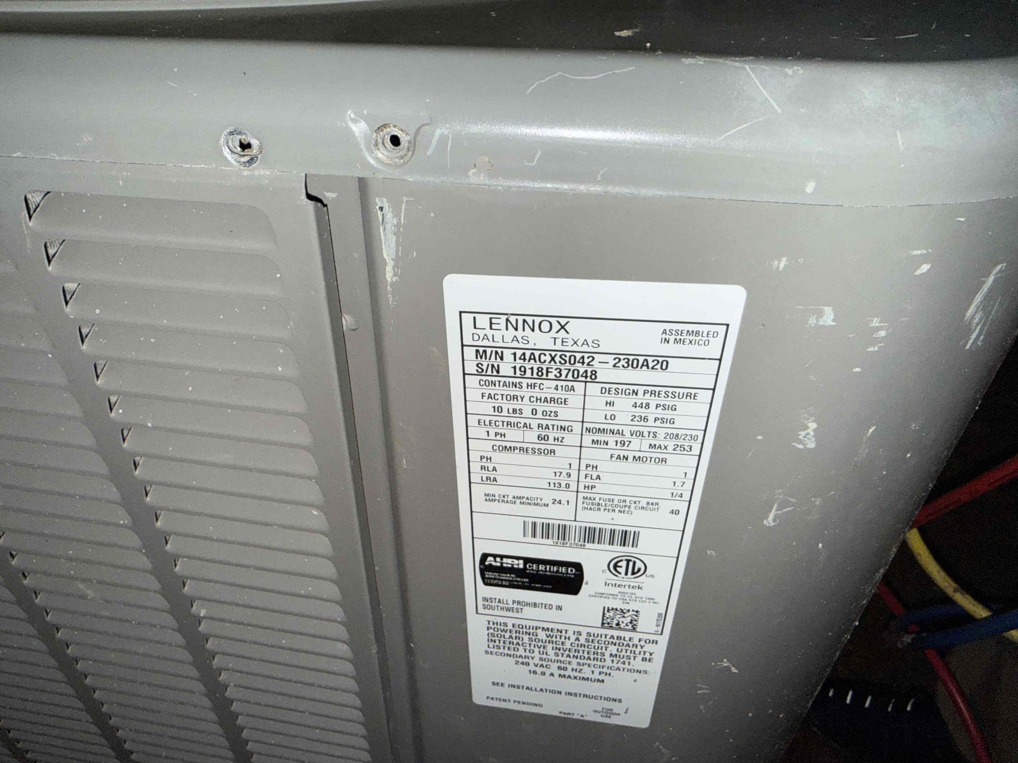 Install New Evaporator Coil 