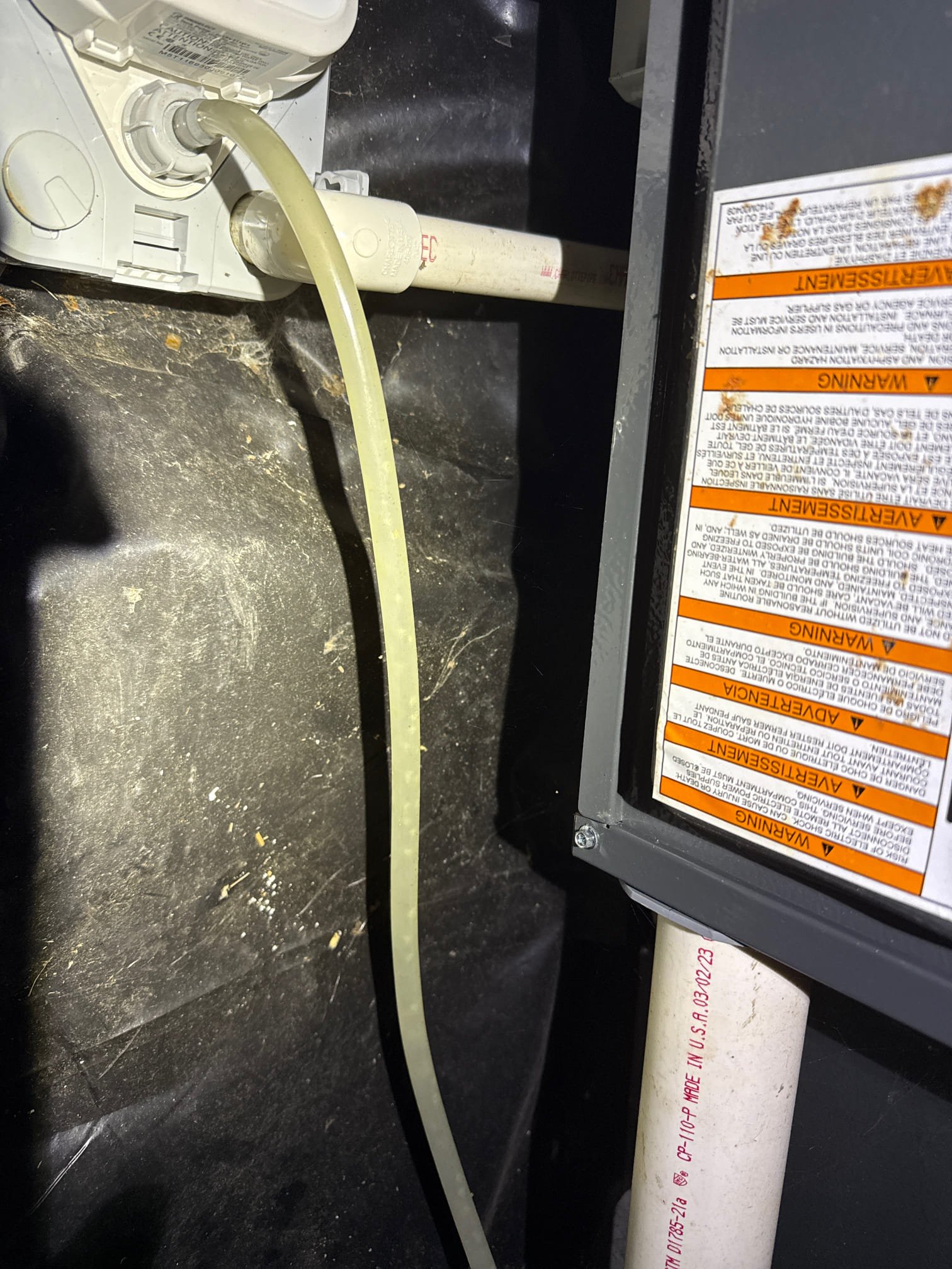 It’s a leading kinda as a pump line so that it doesn’t freeze in the winter time, backing up the pump and cutting their power to the furnace