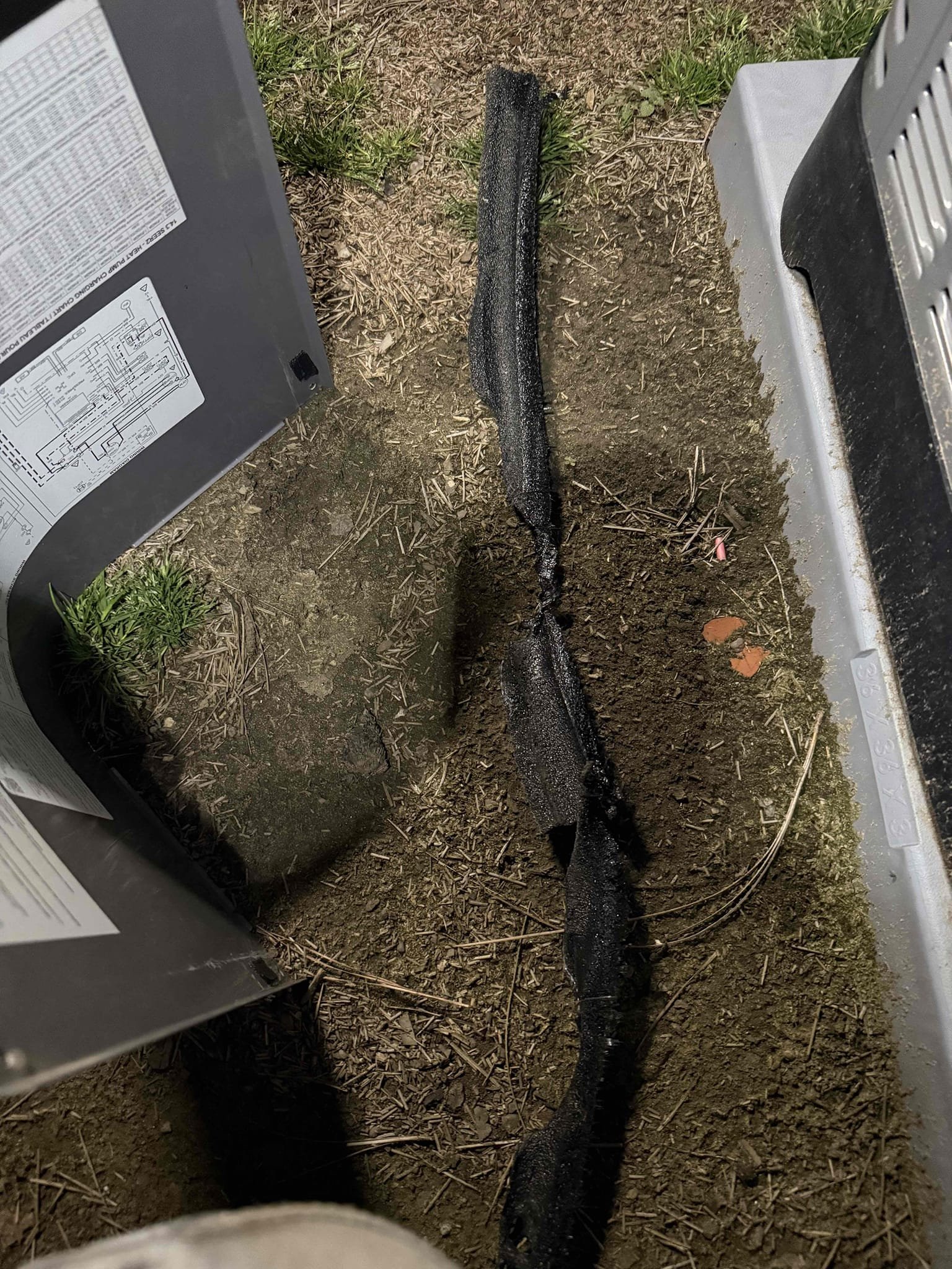 System is making a noise and after eliminating the fact that it’s possible it was the condenser fan. I found that it was actually the reversing valve. The reverse and valve are not opening all the way up in heat mode and is screaming by and we have gas being trapped as well because the line set got so hot that it melted the armor flex off of it and coated the copper like it was spray painted black. I will be ordering a new reverse in valve with new coil pack and try to see if the new coil pack will open and close the reverse and valve all the way both ways for both heat and cooling cycles as an attempt to fix the issue before changing the reversing valve altogether. System is performing properly, but with a malfunctioning reversing valve. Model and serial number are uploaded to documents.