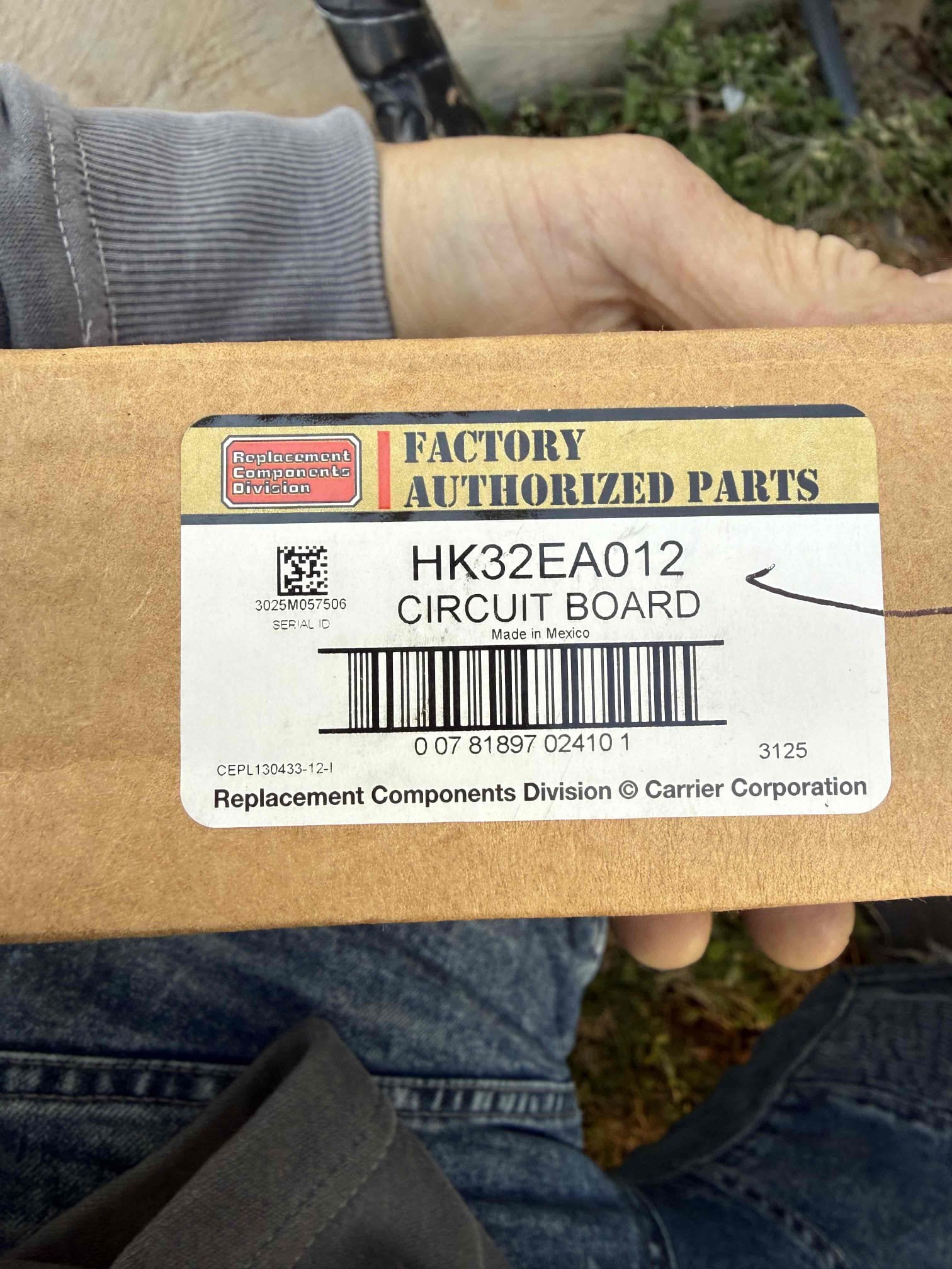 Installation of new defrost board that is covered under warranty.