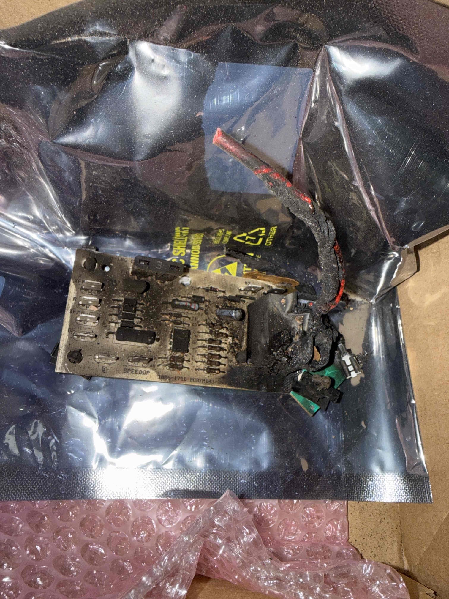 Installation of new double stack, heat, sequencer, blower wheel, cleaning, and blower control board, wire repair 