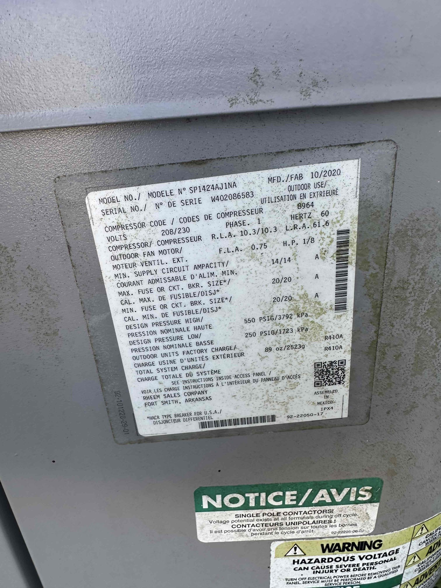 Arrived on job went through full system diagnostics found no issues with system. System is a 2020 system check inside of cabinet of system. Found biological growth in system. Explain the Customer biology group is not good each square inch of mold is a mean spores Customer understands Customer just does not have any money currently to go through a project. Explain to Customer. We could do budget billing program. Customer is currently is not in a situation where he can do that at this time leaving customer an estimate he said he will contact us when he is ready.