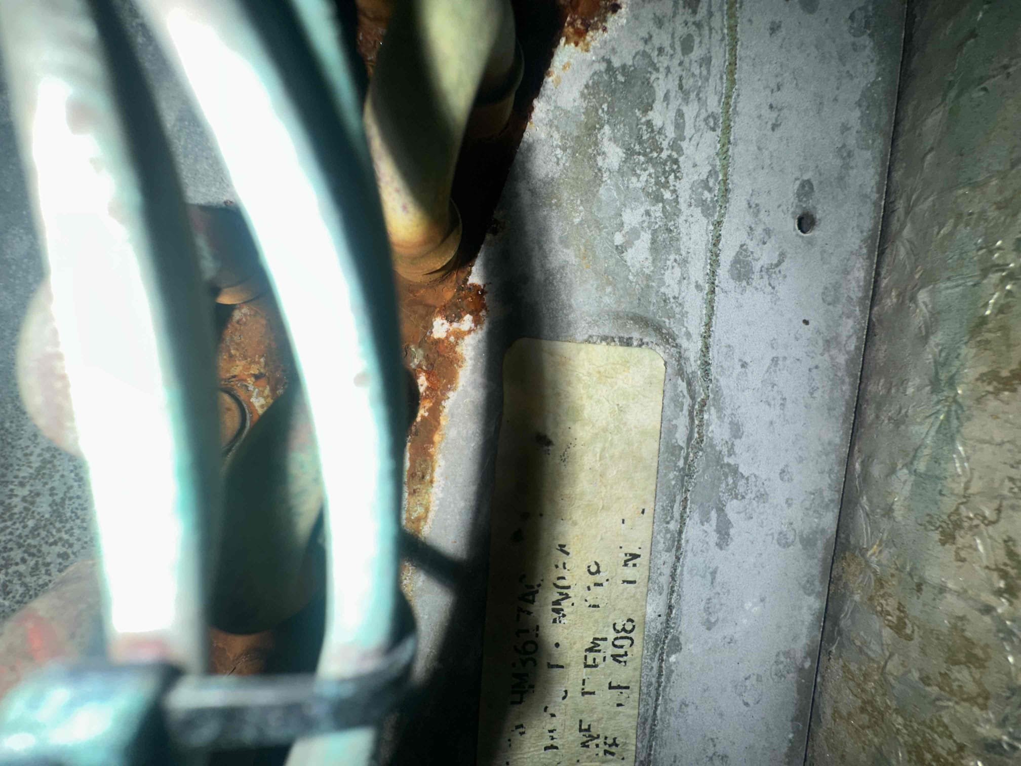 Ed Gandy system 

Indoor unit 
* Blower FLA  3.5       Getting  Blower FLA 2.3
* Blower wheel has a little dust on it not enough to cause this over amping problem 
* Filter is clean looks to been changed recently 
* Drain line has been cleaned condo pump is not to bad 
* Furnace is a 2012 Goodman heating output is 60,000
* Coil is a 2008 R-22 Freon 


Outdoor unit

* compressor RLA 14.4    Getting RLA 15.9
* Outdoor FLA 0.8   Getting FLA 0.4
* MFD 08/2008  3 ton unit 36000 btus 
* Unit is running a bit rough pulling high amps on out door may be causing high power bills 
* Unit capacitor is a 35/5 getting 34.2  and getting 4.9 capacitor is not in the greatest condition but still operational

Duct Work

* Duct looks in decent condition not noticing too much debris or dirt did notice that there is a lot of biological growth inside of the ductwork would recommend breathing easy package 
* Return looks up to size all runouts look up to size and insulation looks good all the way around 
