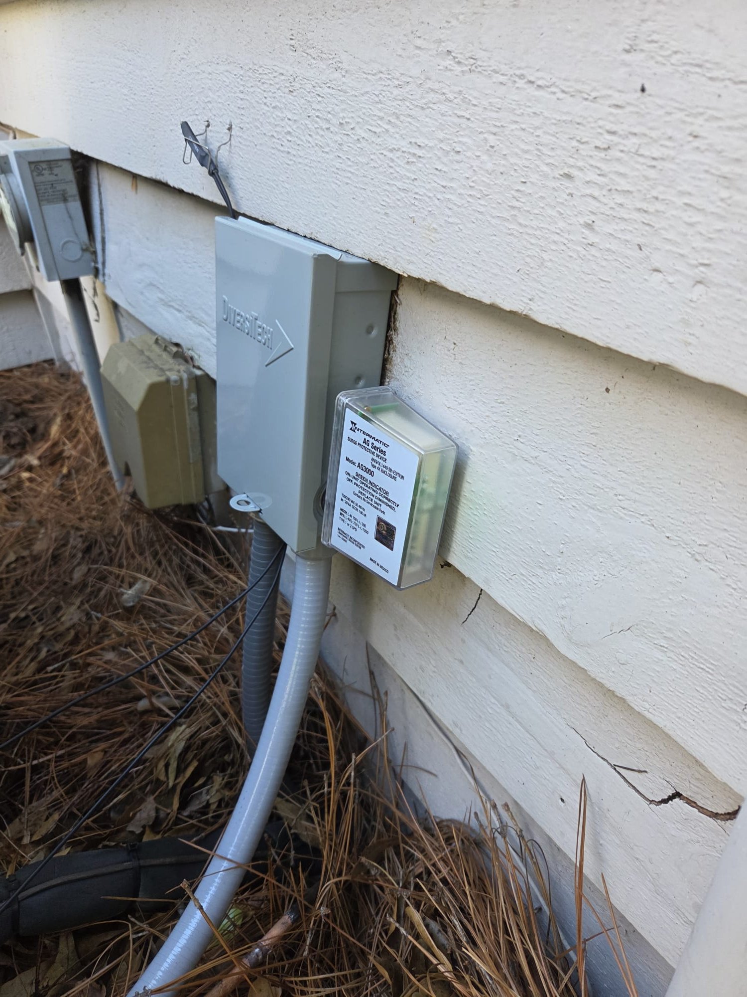 Replaced 4-ton dual fuel system with new condensate pump April Aire and return plenum. Installed new pad, disconnect, whip, surge protector, thermostat, and a 20x20x4 April Aire. Verified operation in cooling mode. System is operational at time of departure.