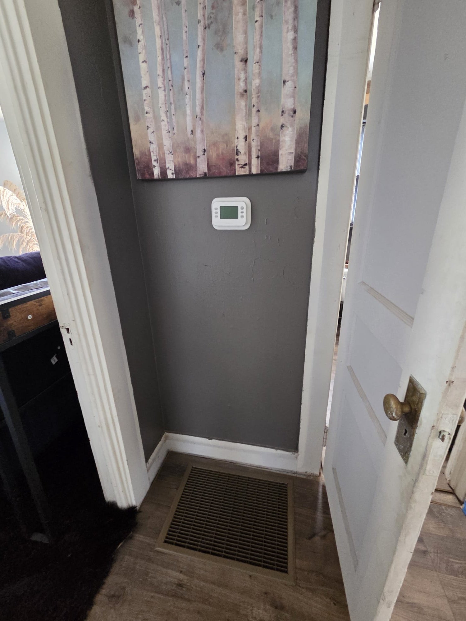 Installation of new 2 ton heat pump/air handler split system in Crawlspace w/ “full cut” ductwork -Seven supplies with boots and 4x10” vents… 14 x 20 return floor drill or “stack head/dropbox”

Need to return after electrical panel has been upgraded to perform start up.