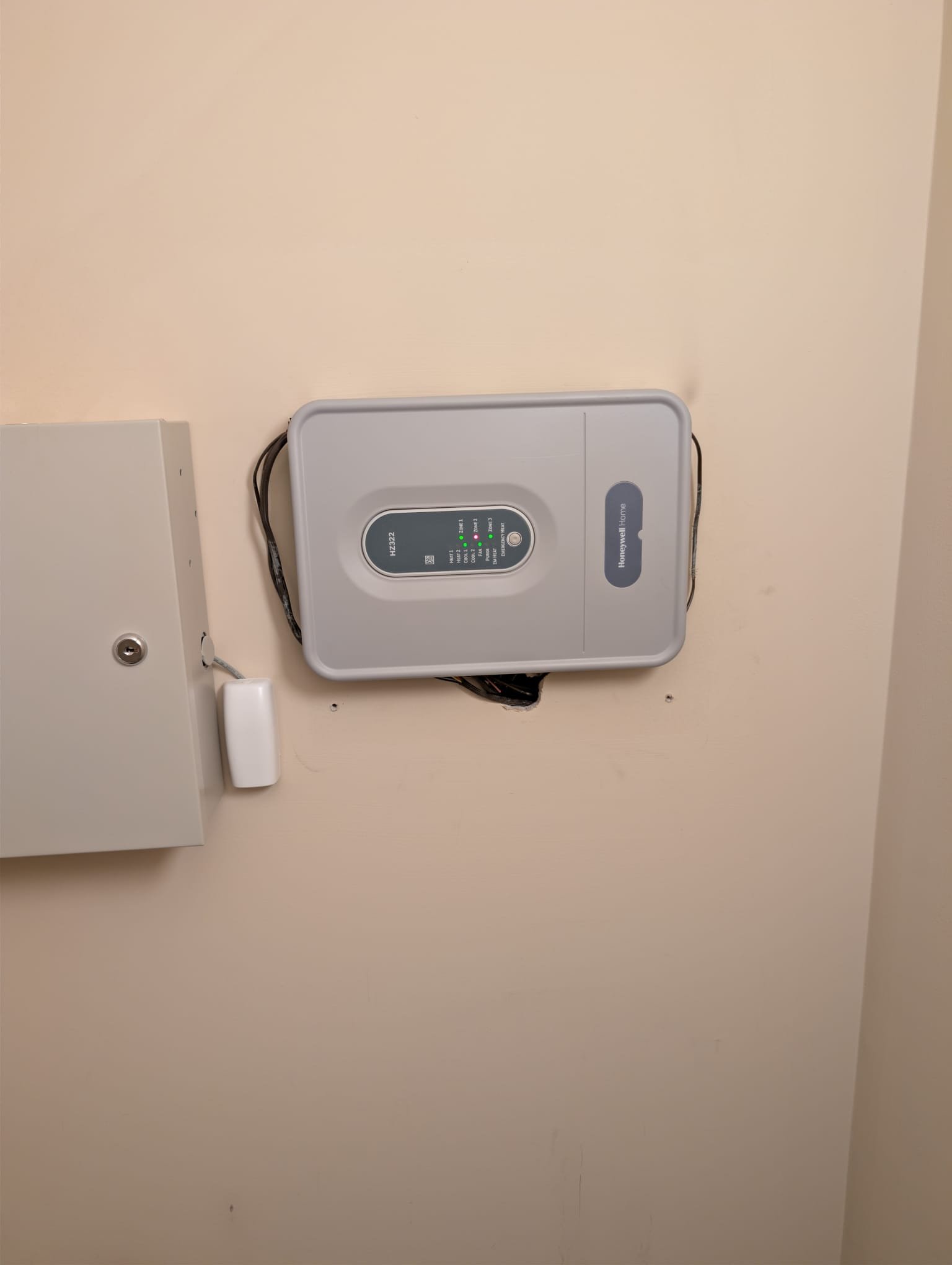 Replaced 3 zone dampers and zone control board and DAT sensor. Tested dampers to ensure they open and close. Replaced 2 thermostats. Verified operation in cooling. System is operational at time of departure.