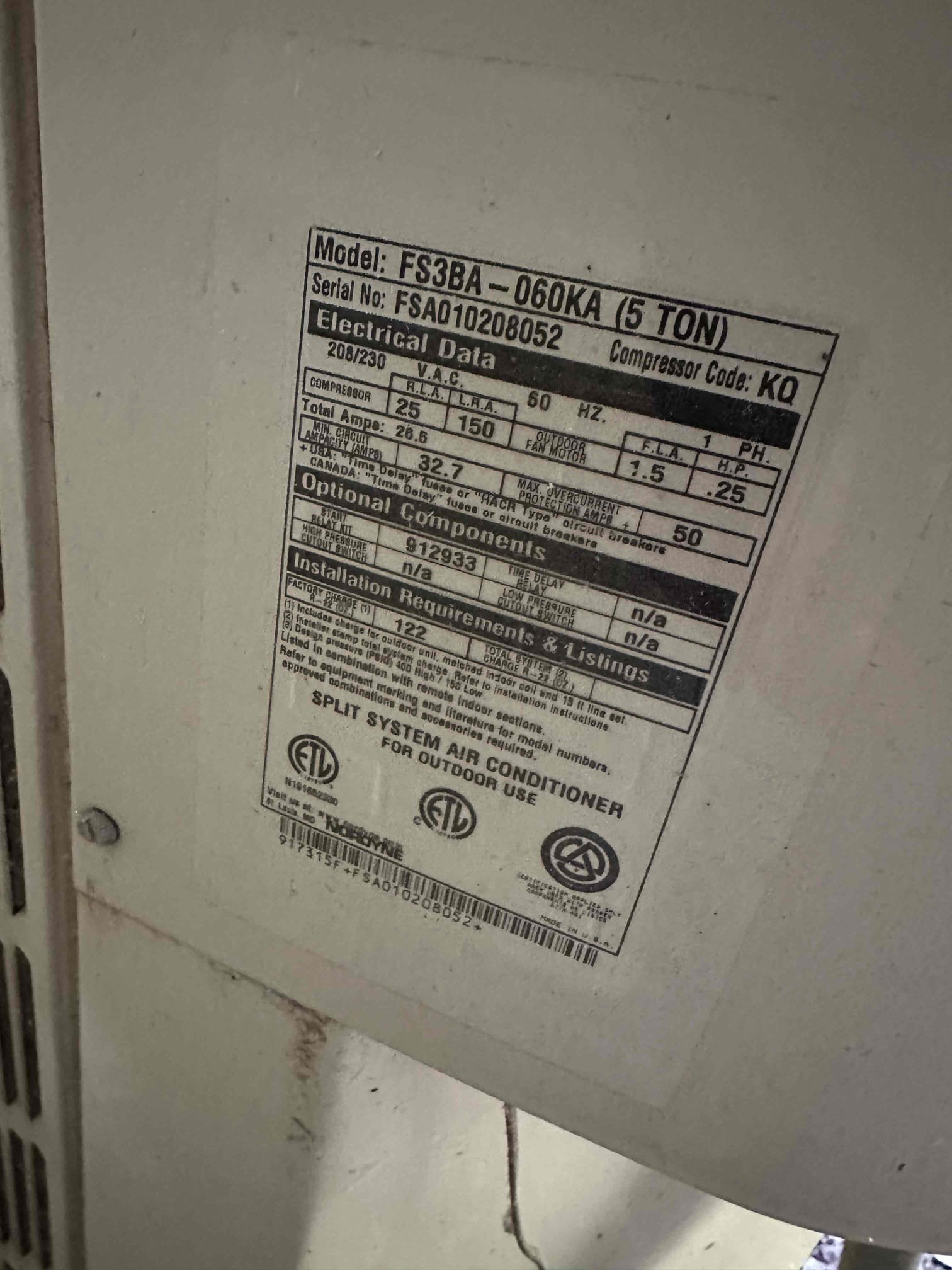 Arrived on site and performed a full system inspection following completion of the high-voltage repair. Verified proper system operation and startup sequence. Checked all major electrical and mechanical components, including wiring connections, contactors, capacitors, compressor operation, voltage readings, and overall system performance. Monitored refrigerant pressures and temperature split to confirm the unit is operating within normal specifications. System is cooling properly at this time with no faults or abnormal operation detected. All components are functioning as designed and the system was left running normally upon departure.
