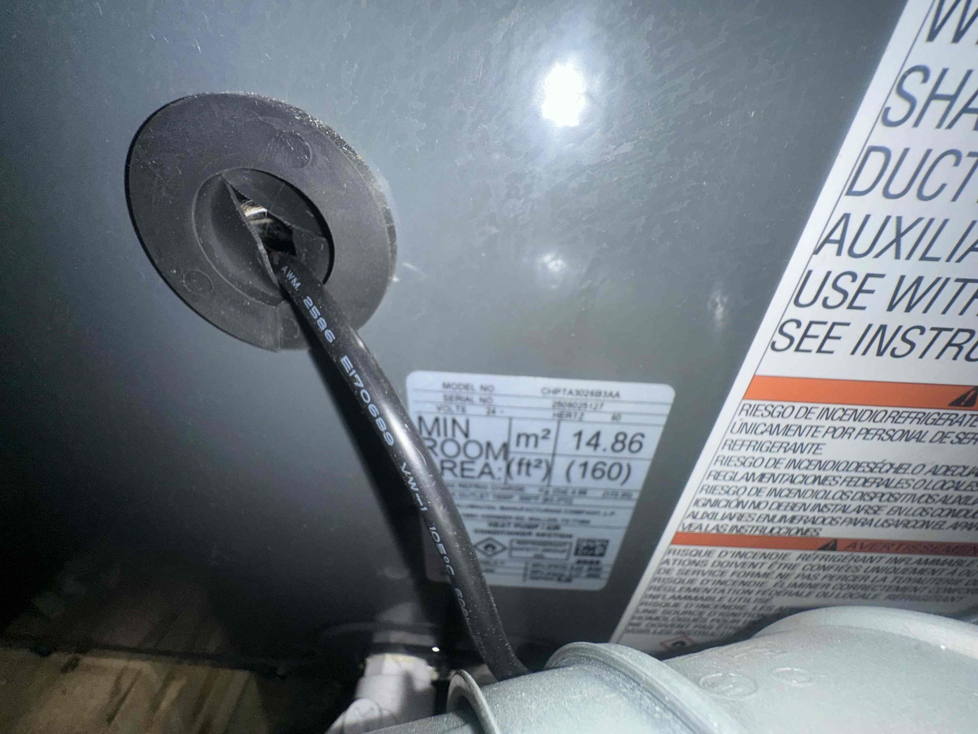 Arrived on site and performed a full inspection of the pool system. During diagnostic testing, found the system was not operating properly due to abnormal system pressures on both the high and low sides. After further evaluation, discovered a restriction in the TXV/TXV bulb assembly located inside the evaporator coil, which is preventing proper refrigerant flow and overall system performance.

Ordered the replacement TXV through Johnstone Supply in Pelham with an estimated arrival date of Thursday. Spoke with the customer about scheduling return service for either Friday or the following week to complete repairs and install the new component. Customer fully understands the situation and agreed with the plan moving forward.

While on site, also inspected the duct system and upstairs HVAC system. Found the existing ductwork to be in very poor condition due to age and deterioration. The system currently has old duct board runouts, and much of the ductwork is extremely fragile and beginnin