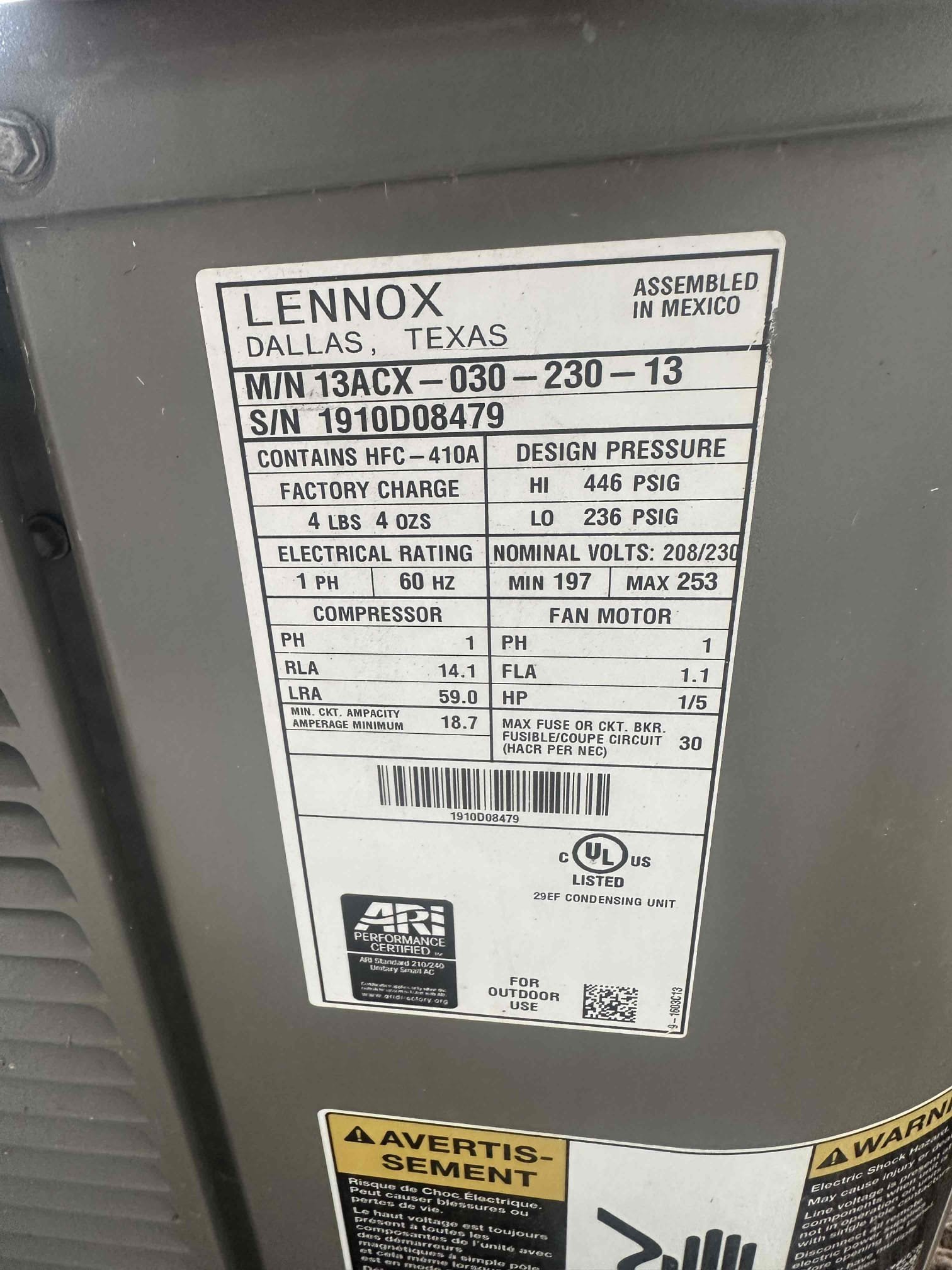 Arrived on site and performed a complete diagnostic evaluation of the HVAC system. During inspection, the system was found to be operating improperly due to the compressor failing to pump refrigerant efficiently and maintain proper system pressures. After further testing and verification, the compressor was determined to be faulty and no longer operating within manufacturer specifications.

Discussed findings and repair options with the customer, including the condition of the equipment and the extent of repairs needed. Due to the compressor failure and overall system concerns, the customer elected to move forward with a full system replacement rather than repair. System turnover was completed and all information was provided to Jacob for replacement consultation and next steps.