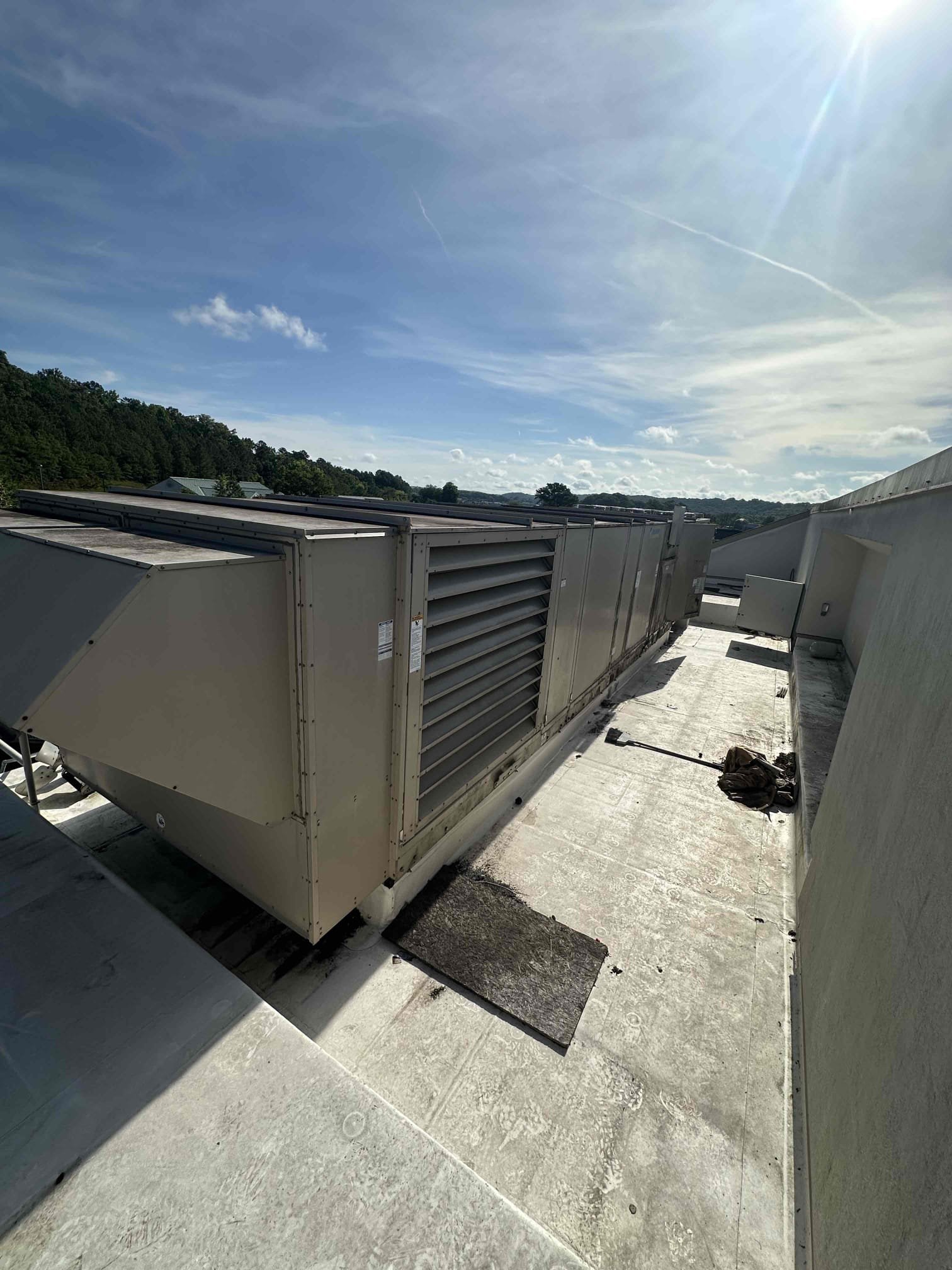 Arrived on site to evaluate the customer’s equipment and found the system to be a commercial chiller application. After performing an initial inspection, advised the customer that this type of equipment falls outside the scope of services our company currently provides. At this time, we do not service, diagnose, or repair chiller systems. Recommended the customer contact a licensed commercial HVAC/chiller specialist for further diagnosis and repair to ensure the equipment is serviced properly and safely. No repairs were performed during today’s visit.