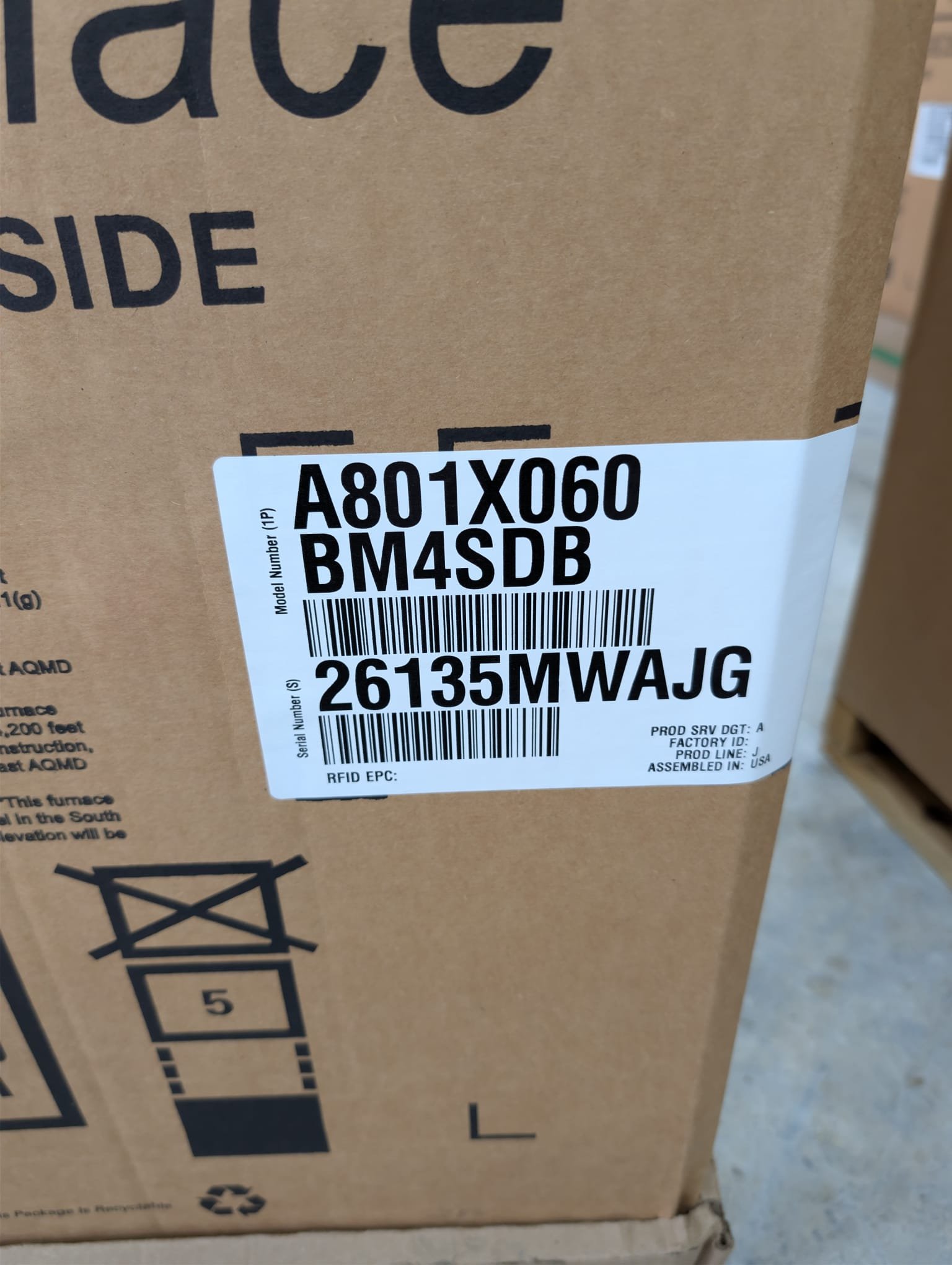Replaced 2 ton ac coil and 80% furnace. Installed 2 float switches. Installed 16x25x4 Aprilaire. Replaced pad, disconnect, whip, and thermostat. Verified operation in cooling mode. System is operational at time of departure.