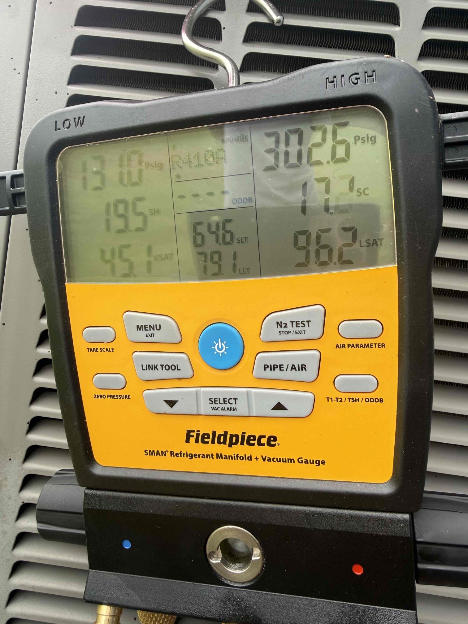 Pressure test, vacuum.