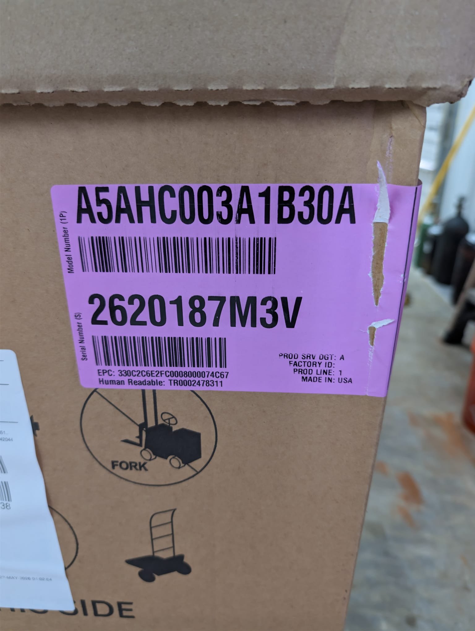 Installation of 2Ton HP/AH
Ameristar
*Pad *Whip *Disconnect *Thermostat
*Warranty 10Yr. Parts / 1Yr. Labor *1Yr. Maintenance Agreement 454B
Replaced 2-ton heat pump air handler. Replaced pad, disconnect, and whip. Verified operation in cooling mode. System is operational at time of departure.