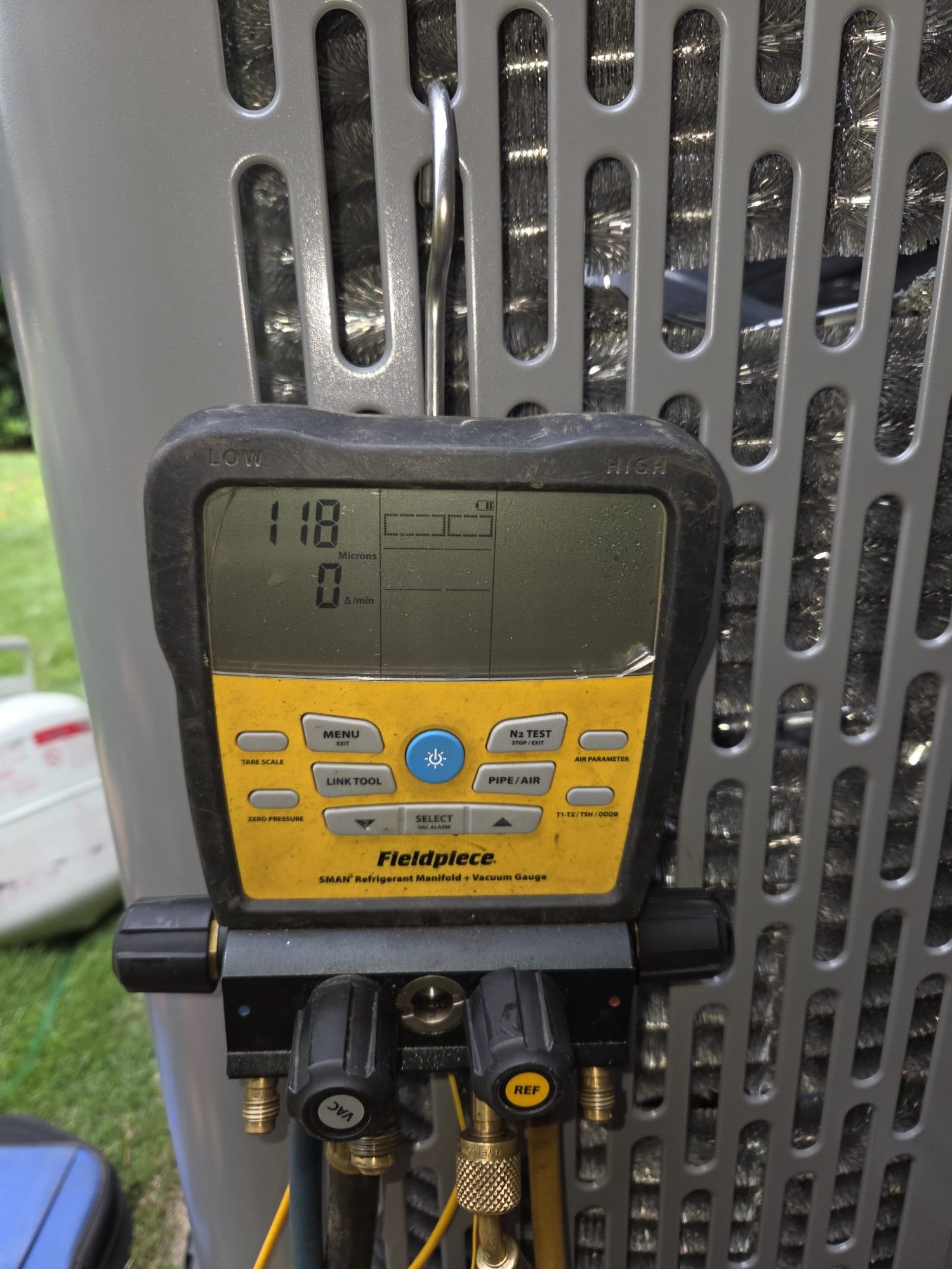Replaced 2.5ton ac/coil and 90% furnace. Replaced pad, disconnect, whip, and thermostat. Verified operation in cooling mode. System is operational at time of departure.