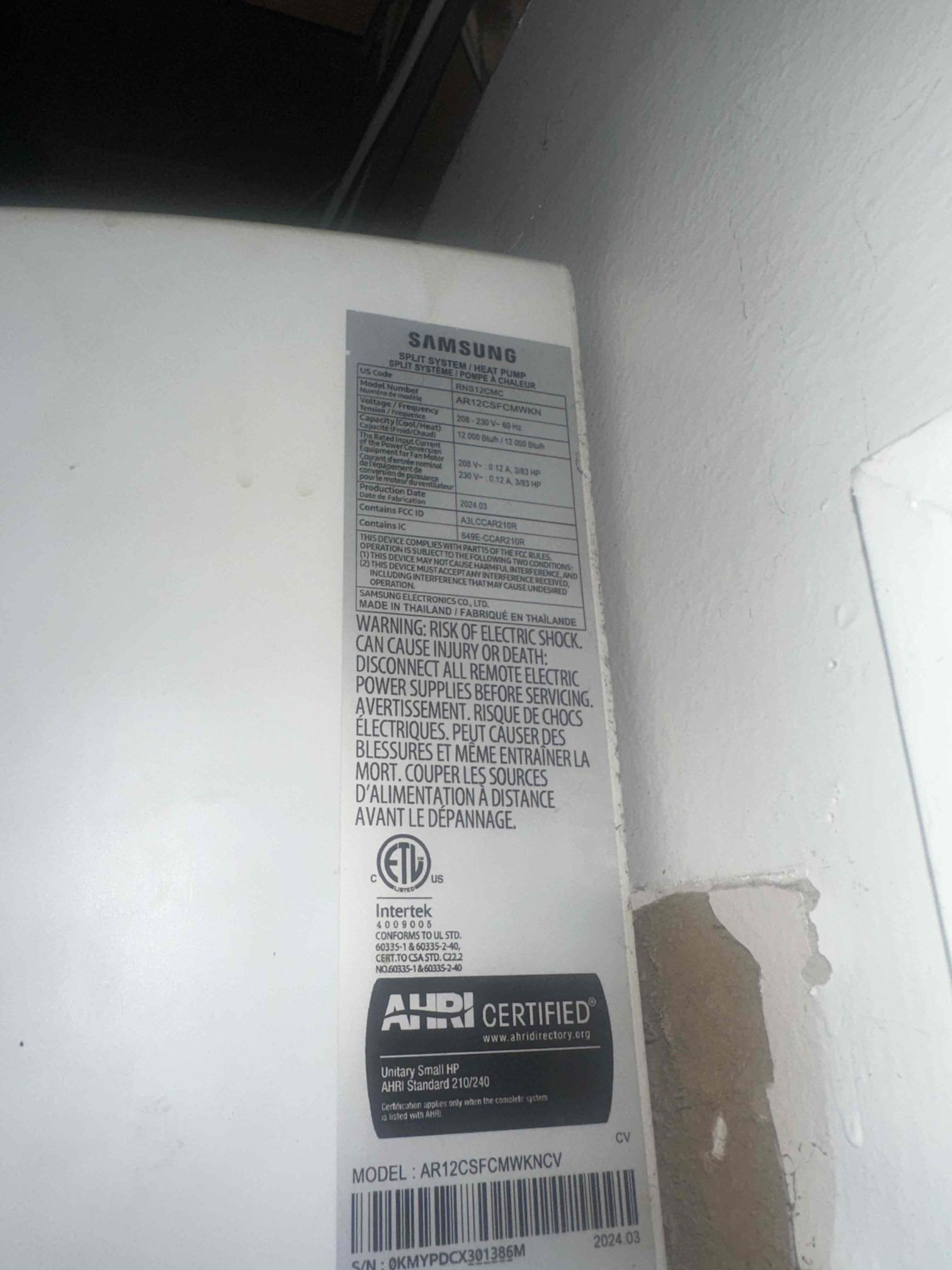 Arrived on site for a Samsung three-headed mini split system. Upon inspection, found the outdoor unit control board has visible burn damage, which is directly causing a communication failure between the outdoor unit and indoor head units.

Due to the damaged control board, the system is unable to properly communicate or operate, resulting in system shutdown and failure to respond to commands from the indoor units. All other components were inspected briefly and the primary failure point has been identified at the outdoor PCB.

Recommendation at this time is to replace the outdoor control board to restore proper system communication and operation. We will need to coordinate with Clinton first thing tomorrow morning to verify part availability and place the order for the correct replacement board.

Once the part is secured, we will schedule return service to install the new board, test system communication across all three heads, and confirm proper operation and refrigerant system perfor