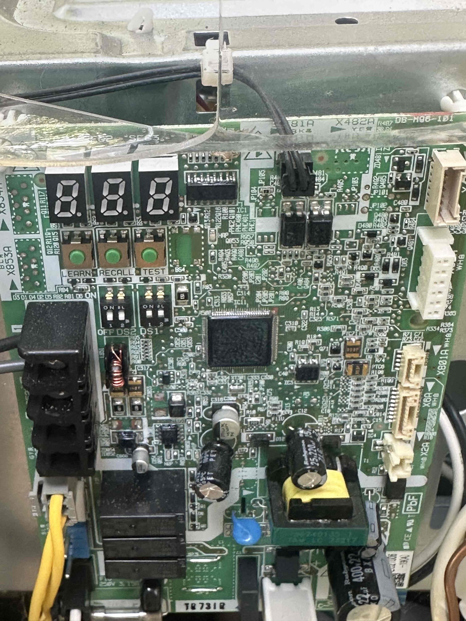 Invoice Summary:

Arrived on site and performed a complete diagnostic inspection of the HVAC system. During the evaluation, multiple burned electrical control boards were found in the outdoor condensing unit, preventing the system from operating properly. After further troubleshooting, it appears the damage may have been caused by an electrical power surge; however, additional review is needed to confirm the exact cause of failure.

At this time, the outdoor unit is completely inoperative and the system is not providing heating or cooling. Due to the extent of the electrical damage, I will need to consult with management regarding the next recommended course of action, including repair or replacement options and any potential warranty or insurance considerations. The system remains out of service until further direction is provided and the necessary repairs are completed.