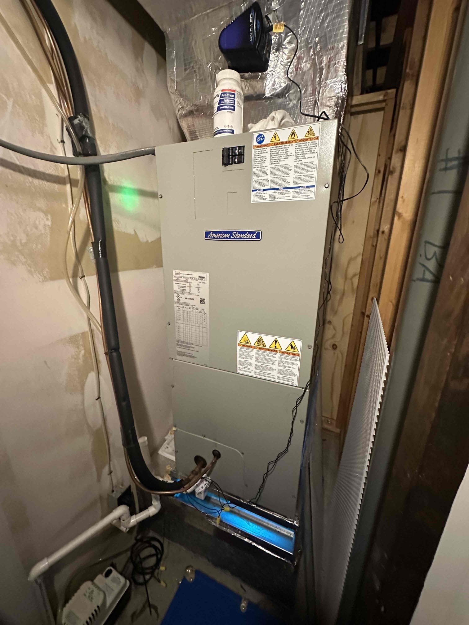 Arrived on site and performed a complete inspection and maintenance evaluation of all HVAC equipment.

System #1 – Package Unit:
Found the system was not operating properly due to a failed UV sterilization bulb. The package unit was installed by Service Experts less than one year ago, and the customer advised that the system has experienced multiple issues since installation, including a previous outdoor fan motor replacement. After a thorough inspection, all mechanical and electrical components of the package unit were found to be operating properly. The only issue identified at this time is the failed UV sterilization bulb, which will need to be replaced to restore proper indoor air quality operation.

System #2:
Completed a full inspection of the second system. The equipment is operating properly with no mechanical or electrical concerns found at this time. The UV sterilization system is installed correctly; however, the UV bulb has reached the end of its service life and should be 