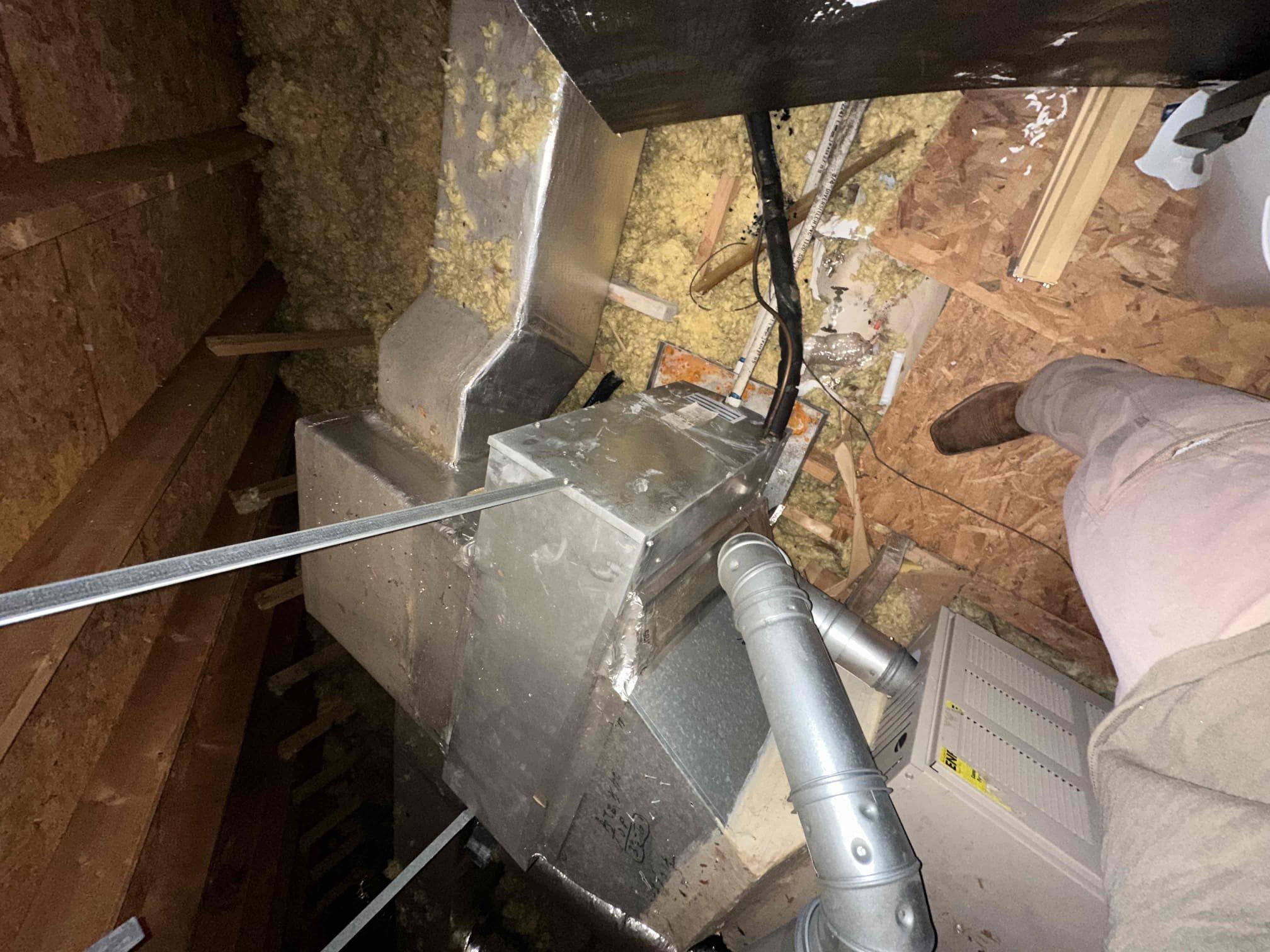 Arrived on job system running after replacement cap 