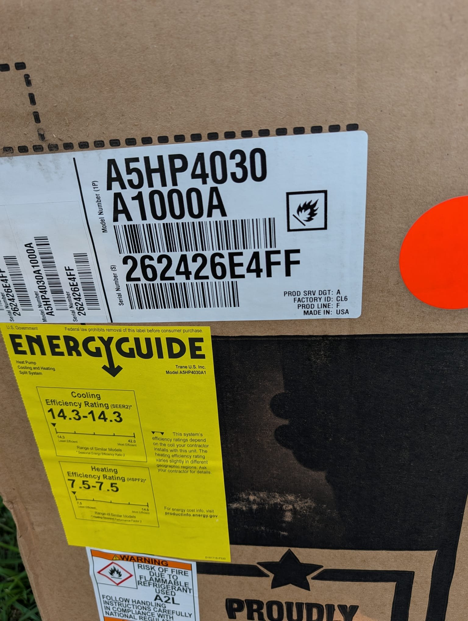 Replaced 2.5 ton heat pump air handler. Replaced pad, disconnect, whip, thermostat. Installed 20x20x4 Aprilaire. Installed condensate pump. Verified operation in cooling mode. System is operational at time of departure.