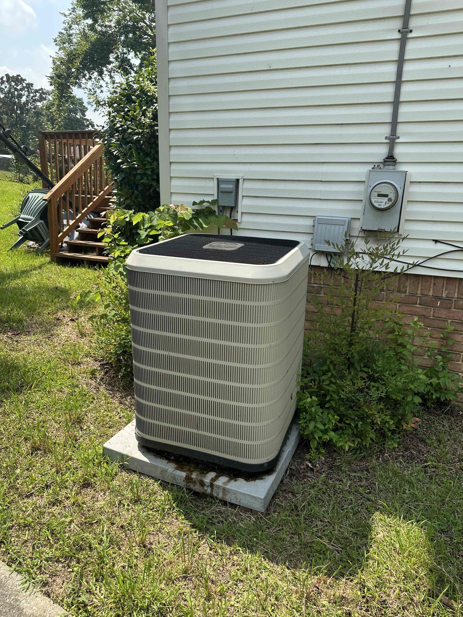 Arrived on site and performed a complete inspection of the HVAC system. Upon evaluation, the equipment was found to be operating and functioning within normal specifications. Further diagnostics determined that the reported water leak was caused by a clogged condensate drain line, resulting in improper drainage.

The condensate drain line was thoroughly cleared using dry nitrogen to remove the obstruction and restore proper condensate flow. After completing the repair, the drain system was tested and verified to be draining correctly with no further signs of blockage or water leakage.

The HVAC system was cycled through normal operation and confirmed to be operating properly at the time of departure. Cooling performance and condensate drainage were both verified, and no additional issues were found during today’s visit.