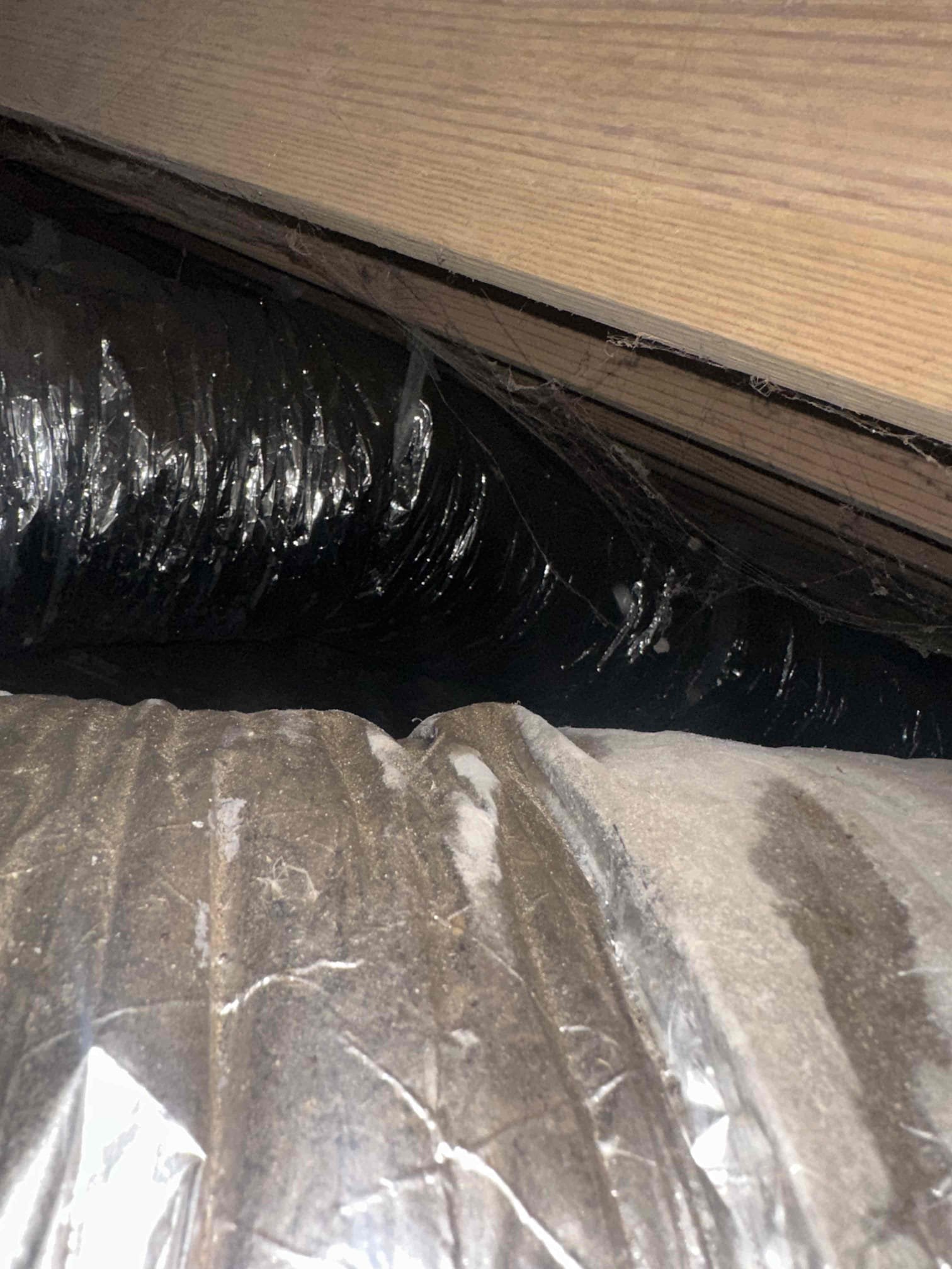 Arrived on job found ductwork needs to be fixed and system needs a good cleaning and maintenance to fix issue 