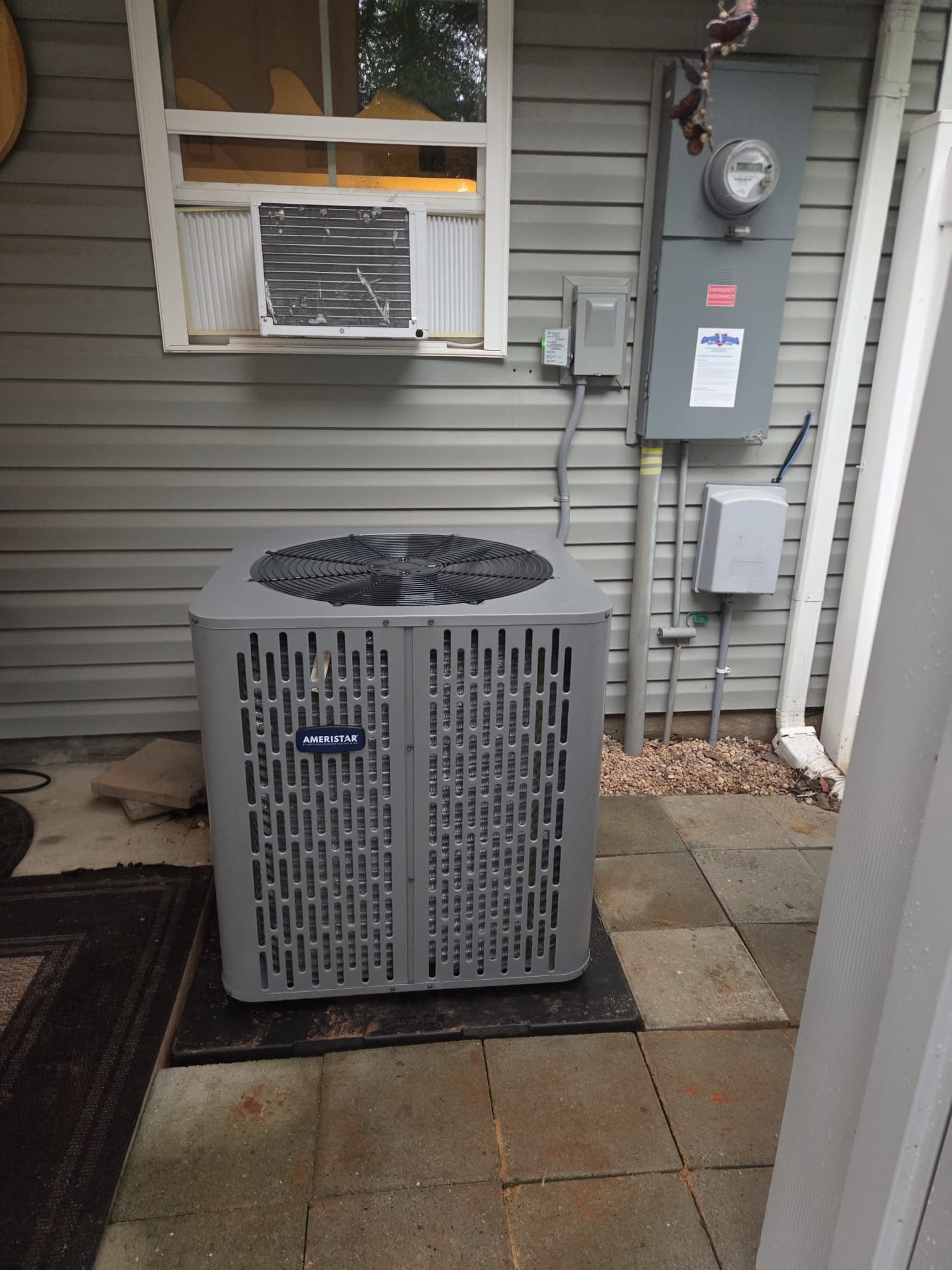 Installed new jnit