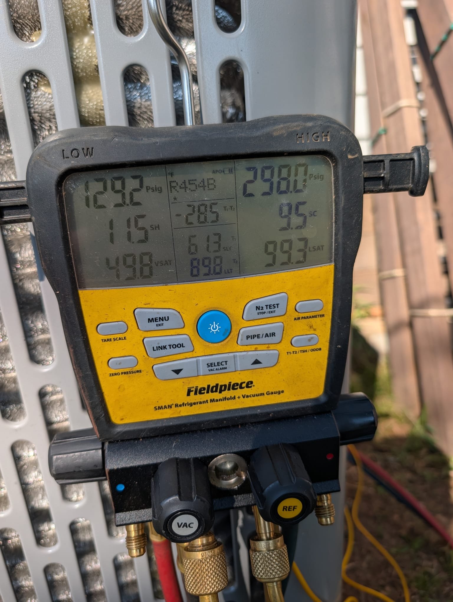 Returned and installed 2 new breakers and labeled them in new panel. Started system up and charged system by sub cool. Took a temperature split between return and supply and was receiving a 19-degree split. Verified condensate pump was operational. System is operational at time of departure.

Need to schedule first maintenance visit 6 months from today September 1st 2026.
