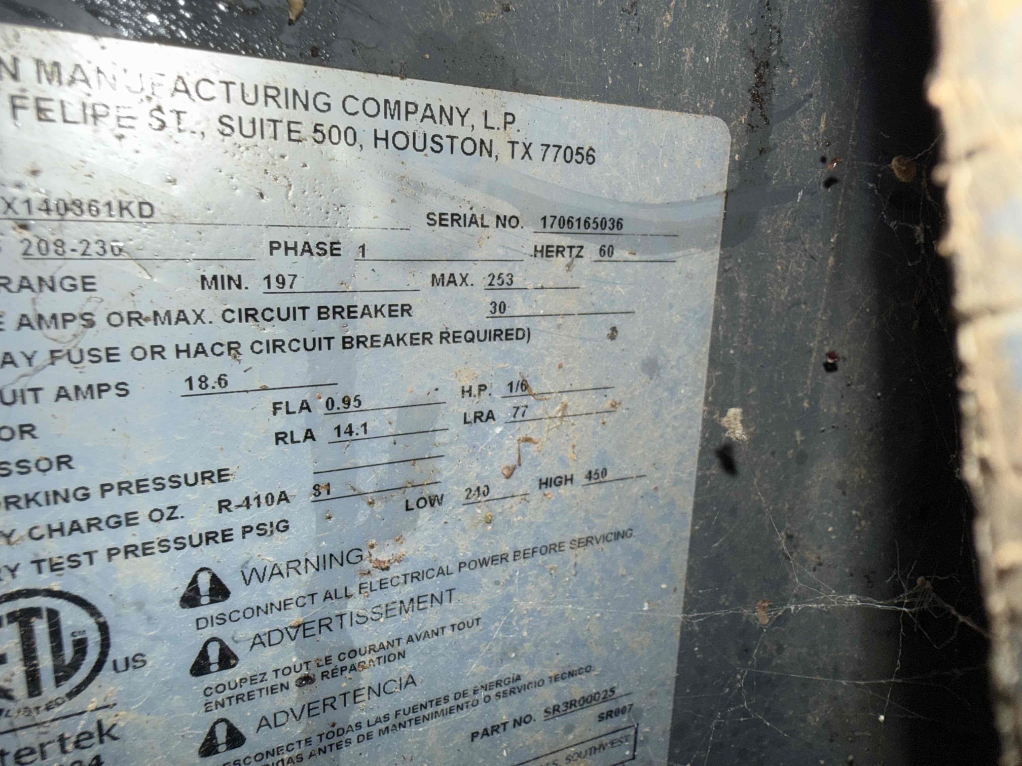 Battery cap was original to Unit and dead and swollen