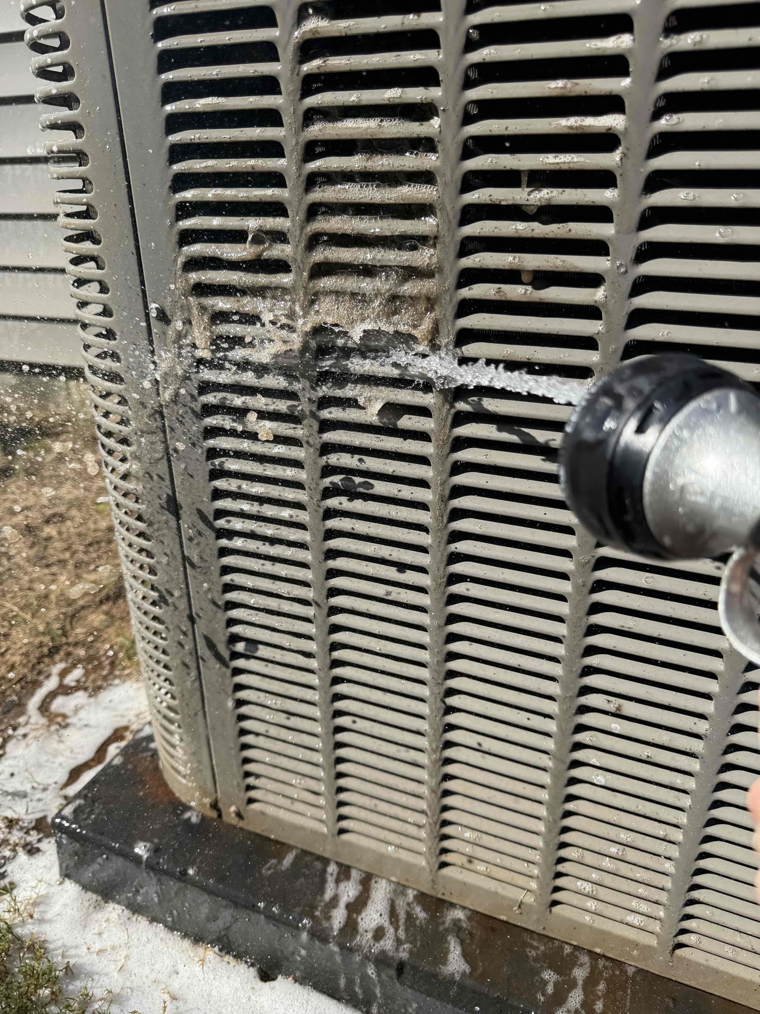 File maintenance. Washed coils, conditioned, and performed thorough inspection of amp draws, and battery cap readings. Adjusted gas pressures down to 3.4 from 4.1. Customer is burning a little rich gave information about Estar and surge protection.