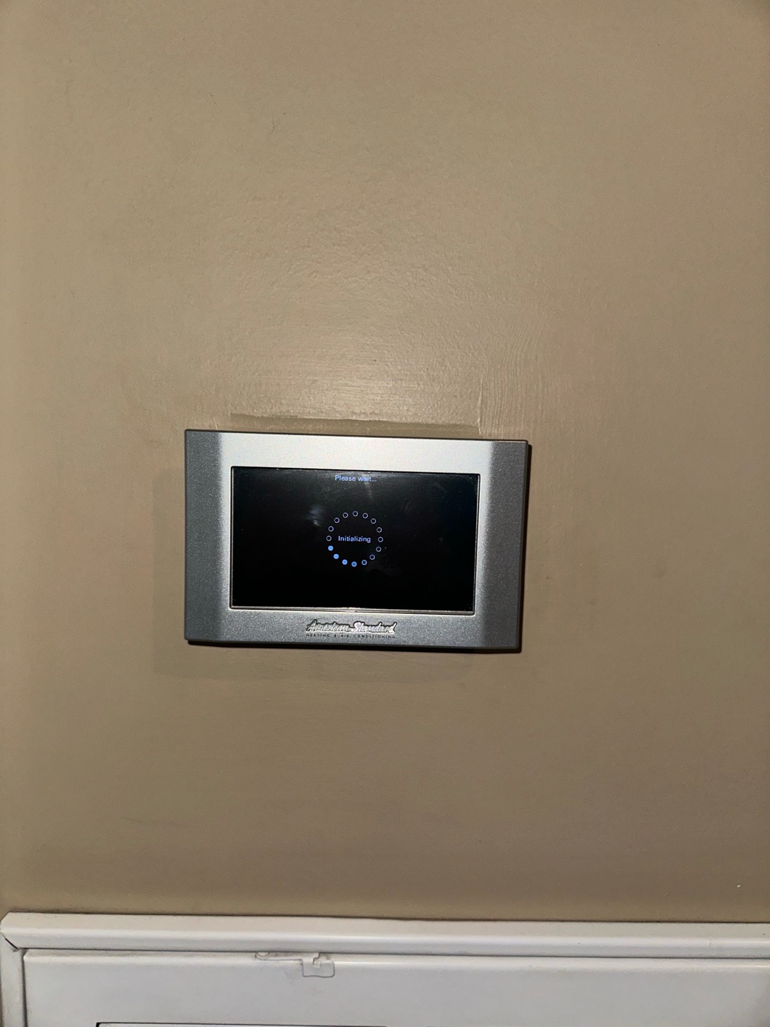 Arrived on job need to get trane tstat system not running due to bad tstat at this time 