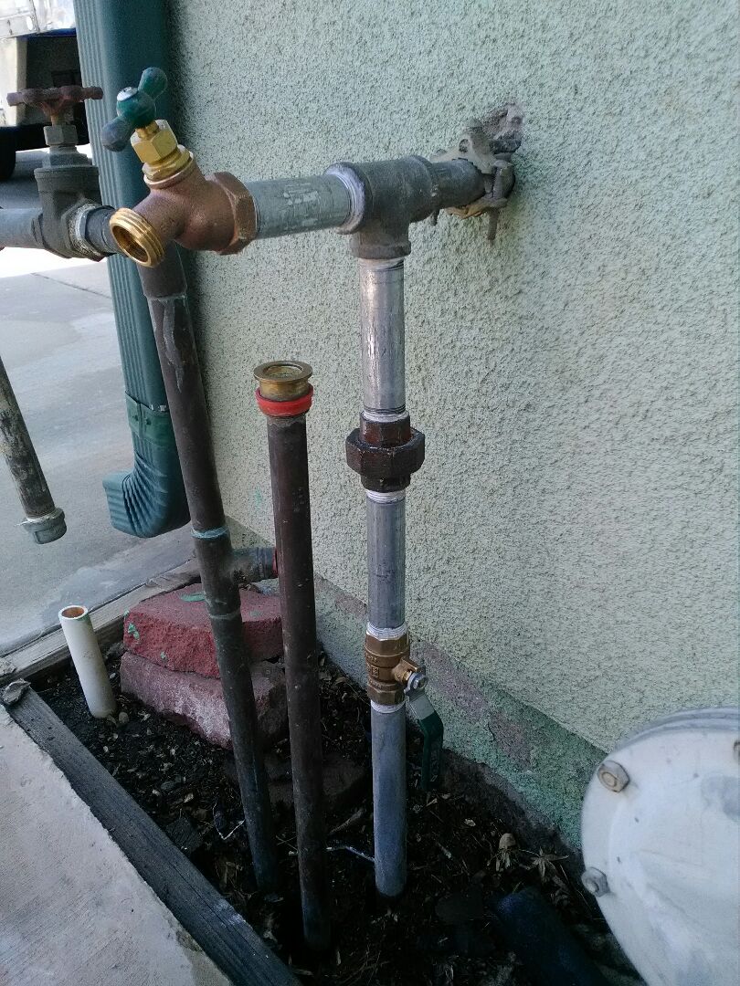 replaced main water shut off valve
