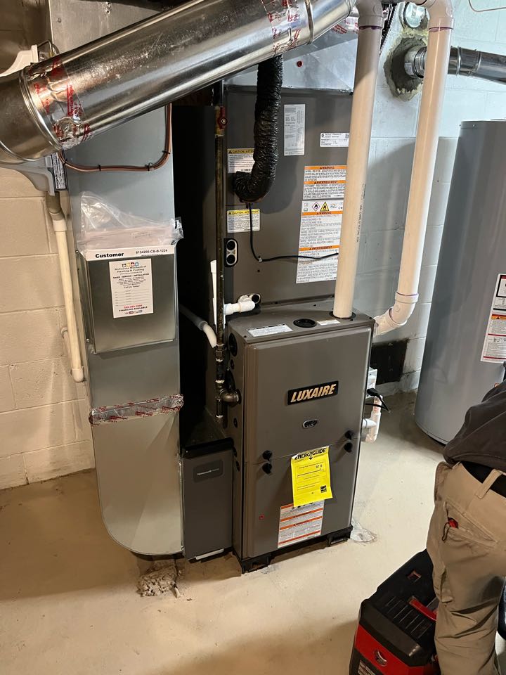 Just installed a furnace, air conditioner, and hot water tank in Grosse Pointe Michigan. 