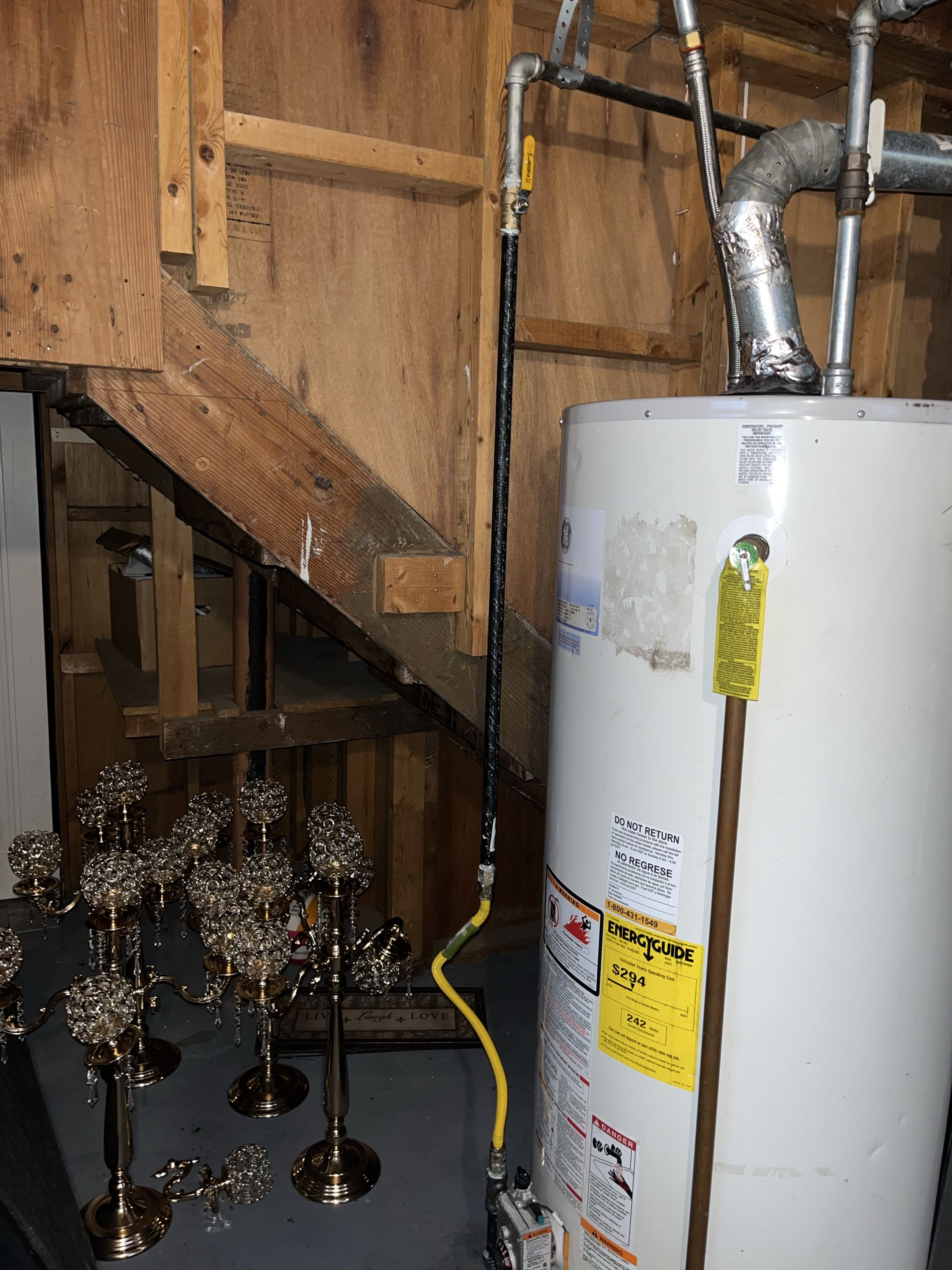Completed a gas line repair, on a dryer and water heater in Eastpointe Michigan 