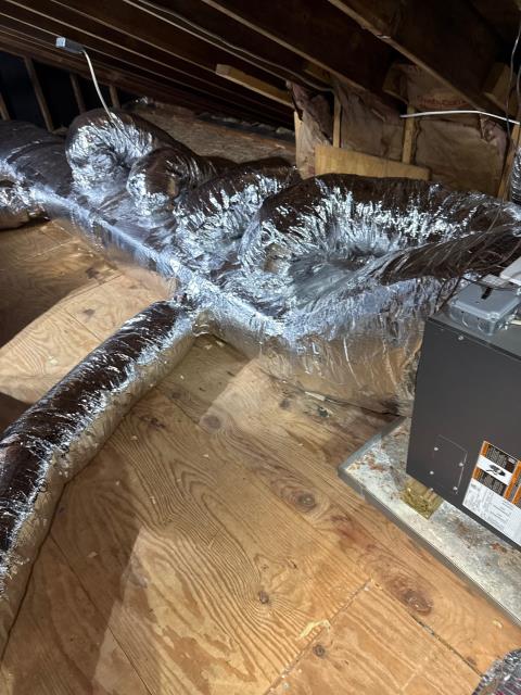 Replace Duct System for 2nd Floor

Materials We need 
(2) 16 “ adhesive collars
6x10 straight boot 6”
6x10 90 boot 6”
6x10 register 
(2) bags  8” flex


We started replacing ductwork. Kevin says the transitions will not be complete until Friday. No point in coming back tomorrow not enough work to keep us busy for the day. I would reschedule for Friday to complete. Please call the customer to let her know what our return date and time will be.