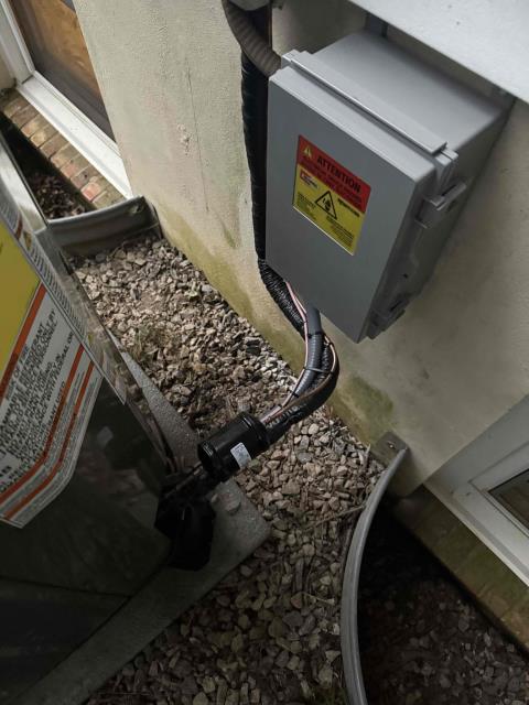Installed new Trane TAM air handler with Trane link thermostat and 10 kw heat kit. Adapted to existing electrical and metal. Installed unit in 30x60 pan. Installed EZ Trap, wet switch and blower surge protector. 

Installed new Trane 3 ton heat pump. Installed on 8” snow legs and new pad. Installed rectorseal power monitoring disconnect. Replaced lineset and reused line hide. 